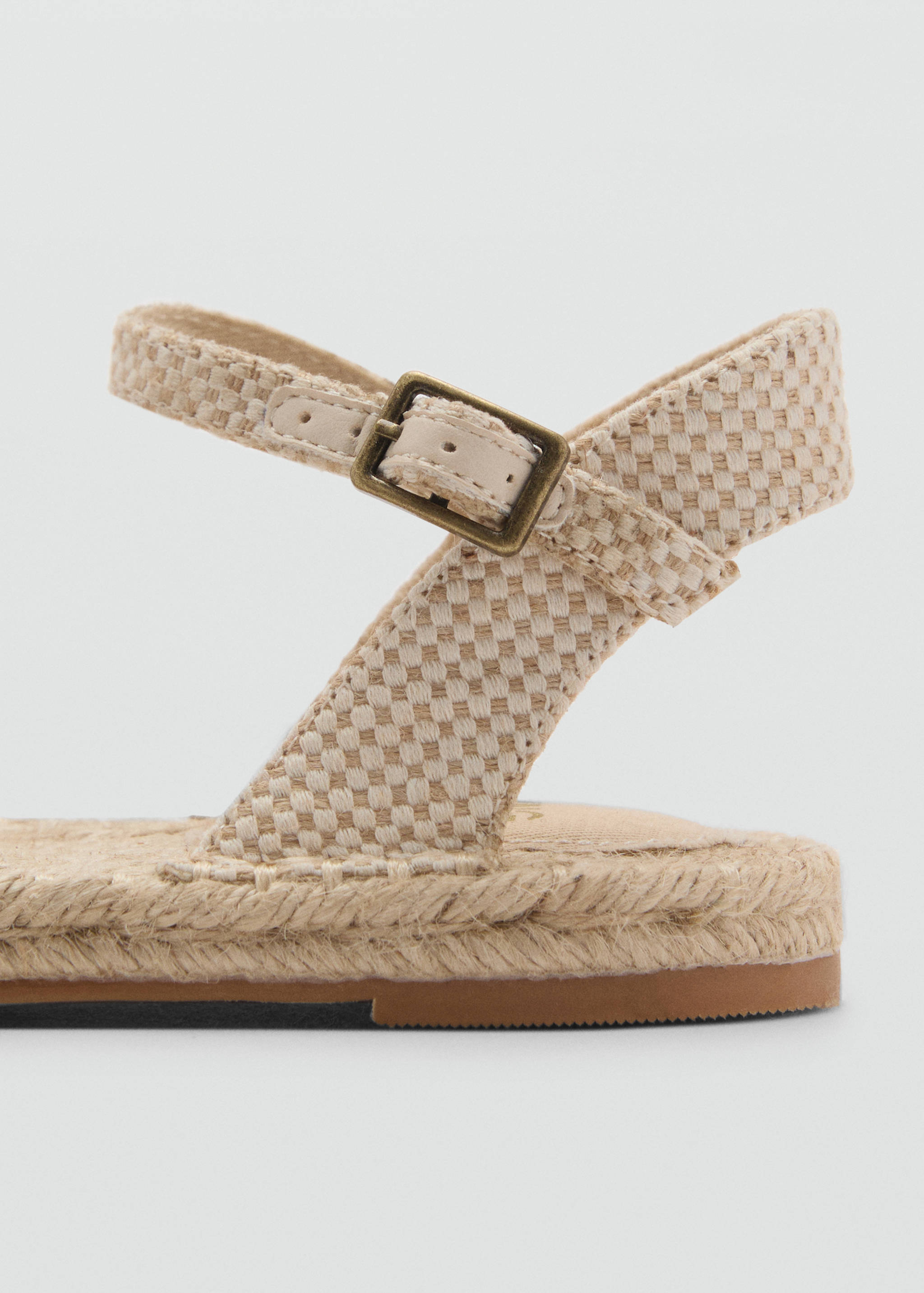 Geblümte Espadrilles mit Riemen - Detail des Artikels 1