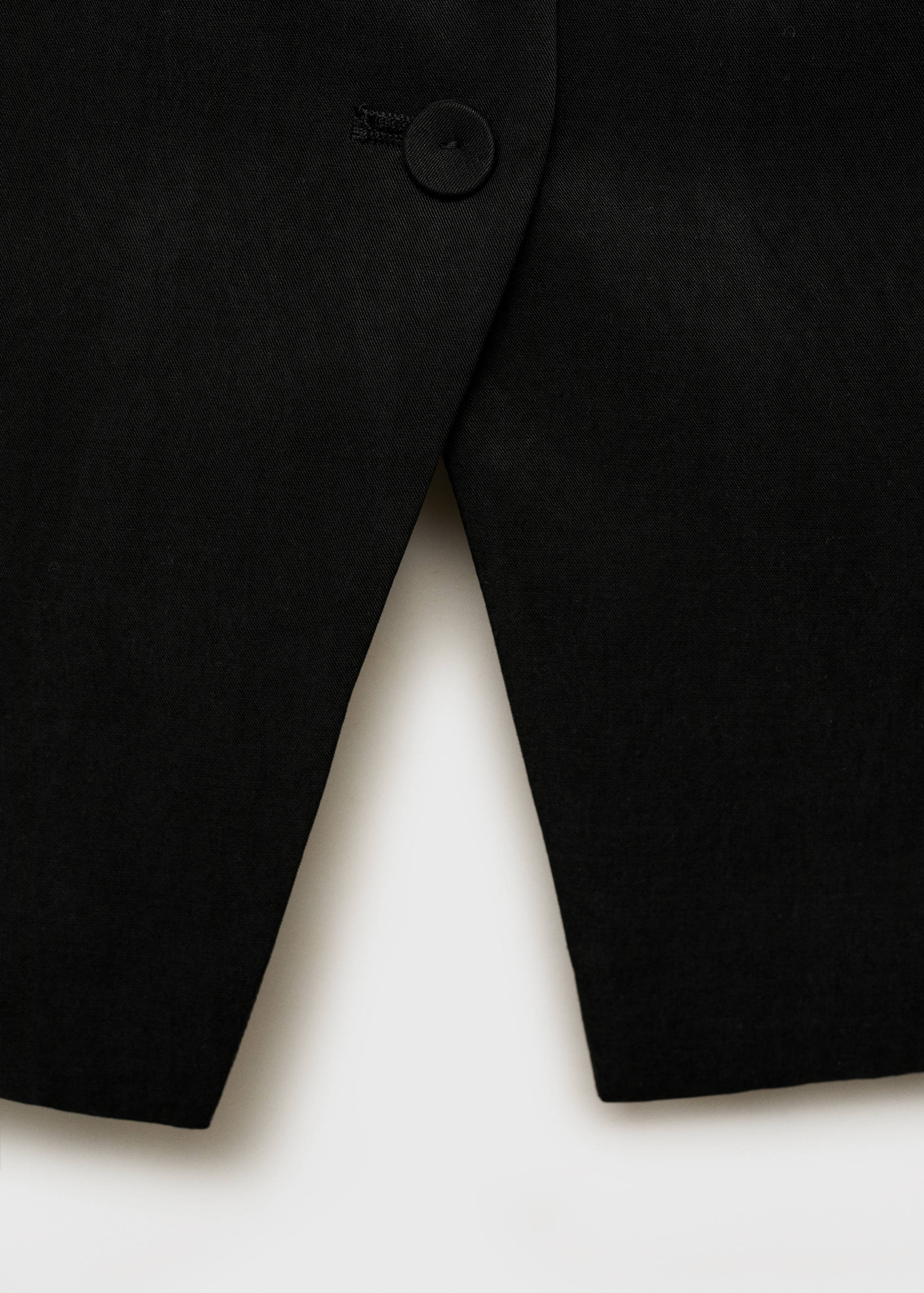 Straight lyocell suit waistcoat - Details of the article 8