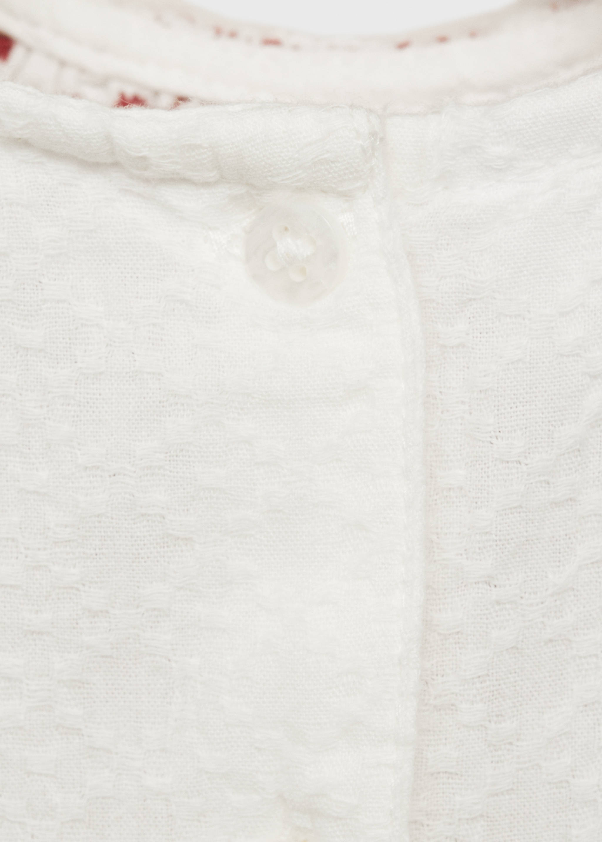 Textured ruffled blouse - Details of the article 7