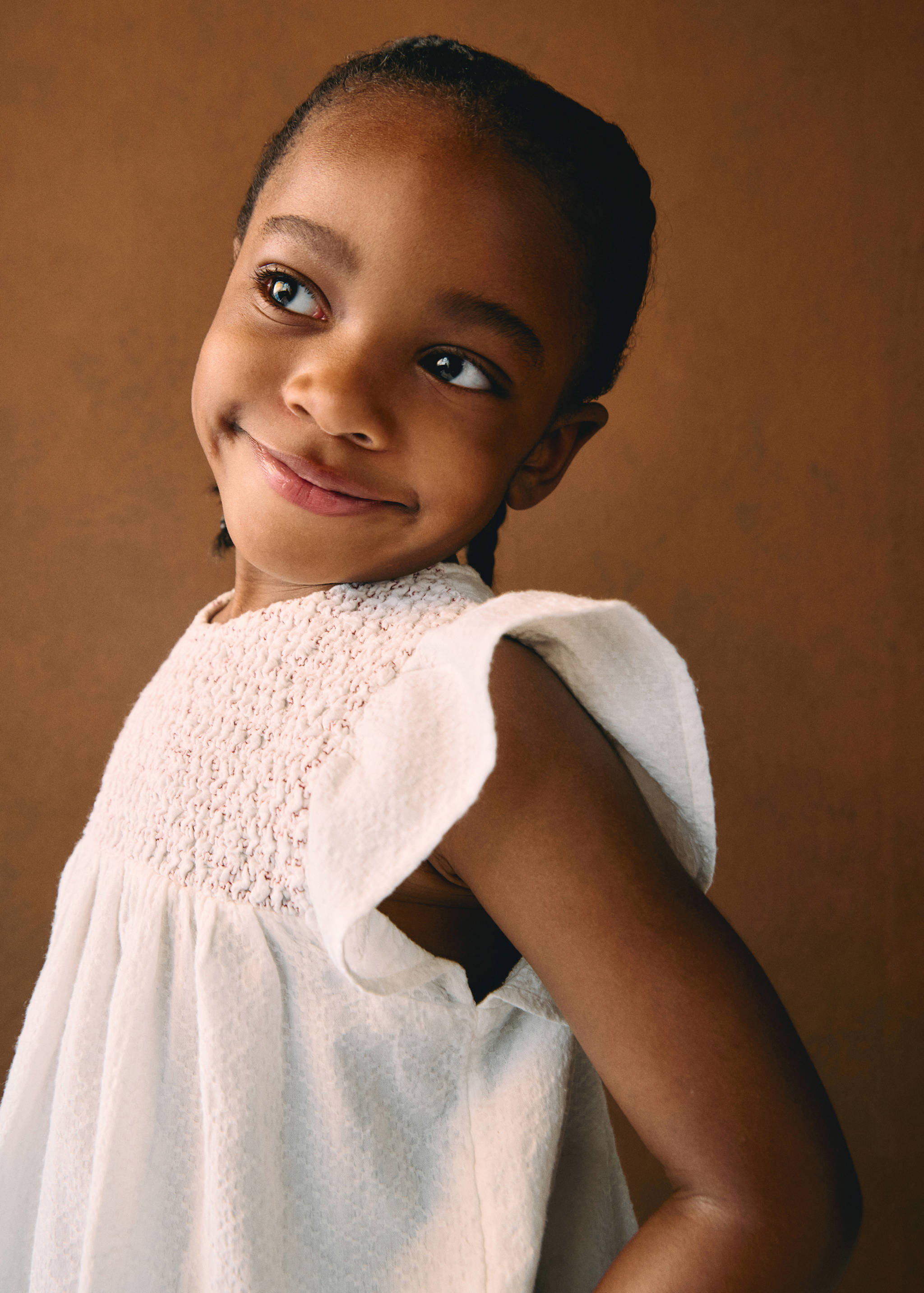 Textured ruffled blouse - Details of the article 5