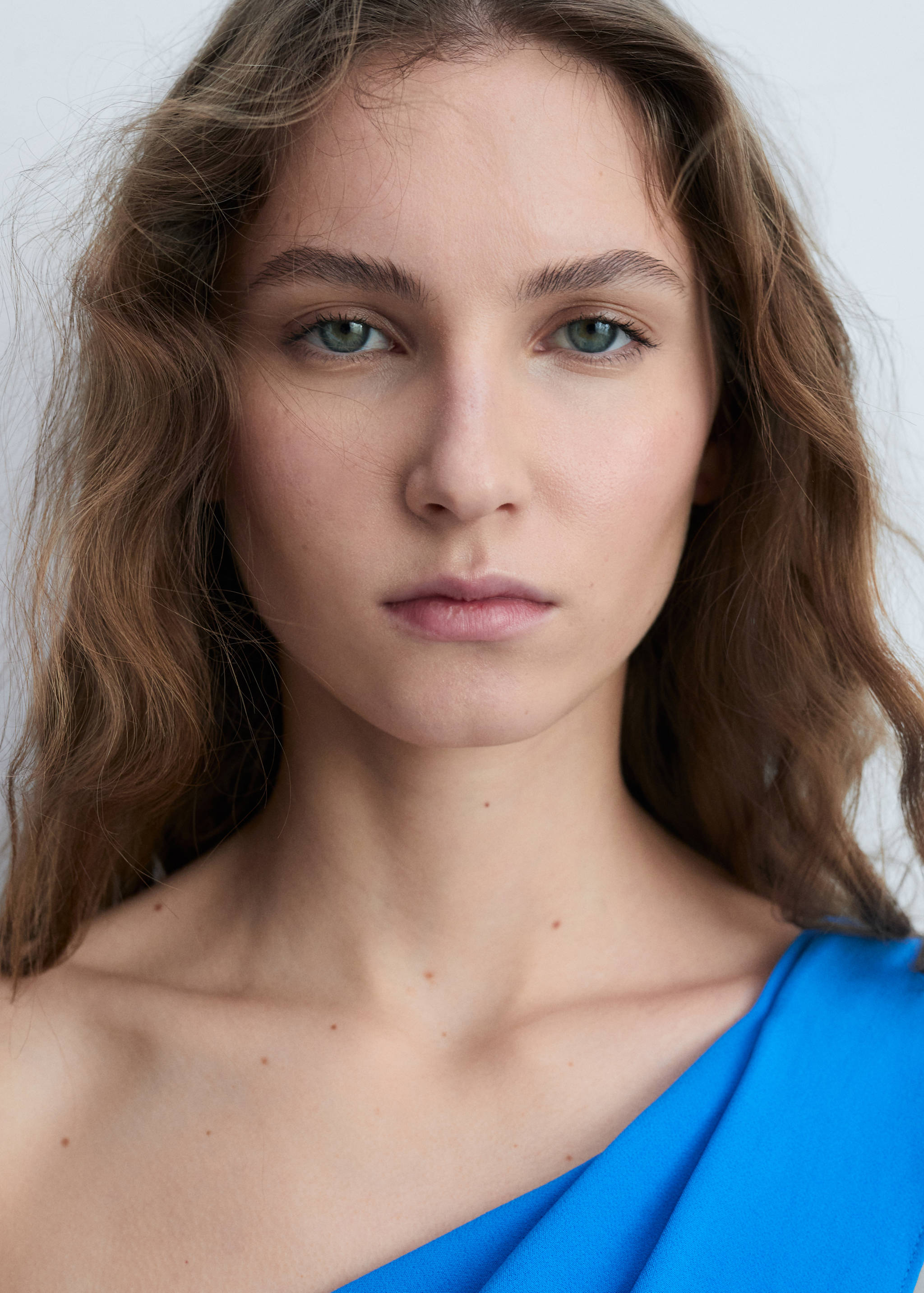 Asymmetrisk klänning krage med rosett - Detaljer om artikeln 1