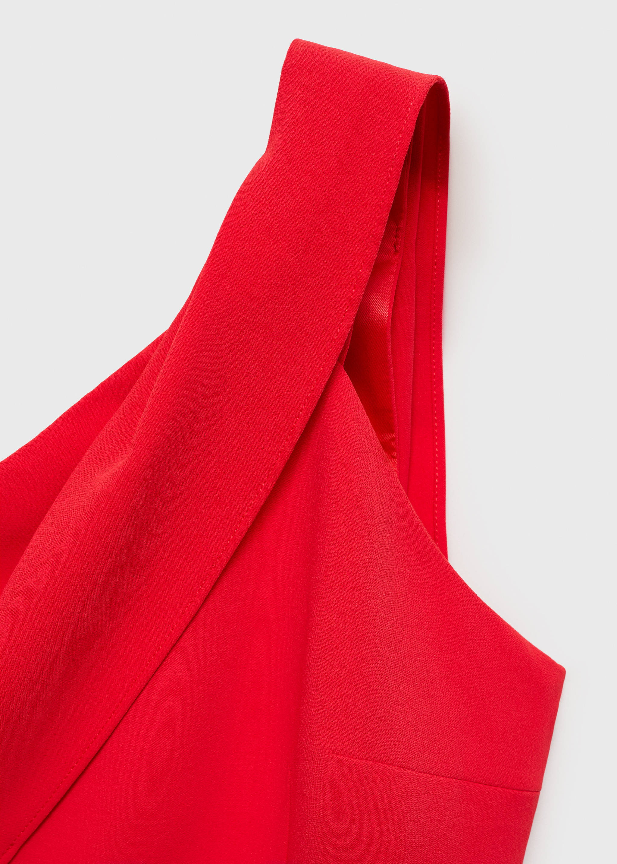 Asymmetrical bow-neck dress - Details of the article 8