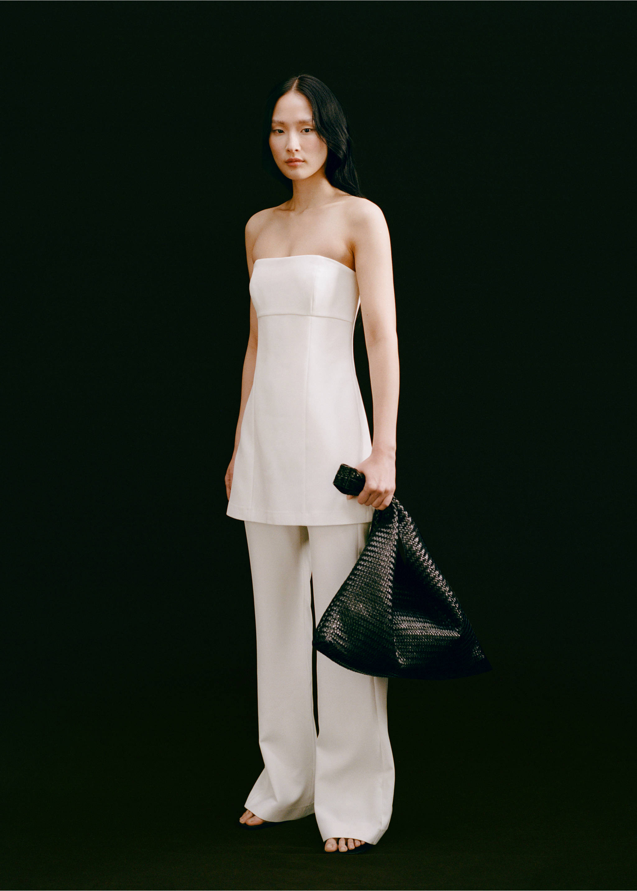 Combi-bustier - Détail de l'article 7, Écru. Ref: 87086352-00.