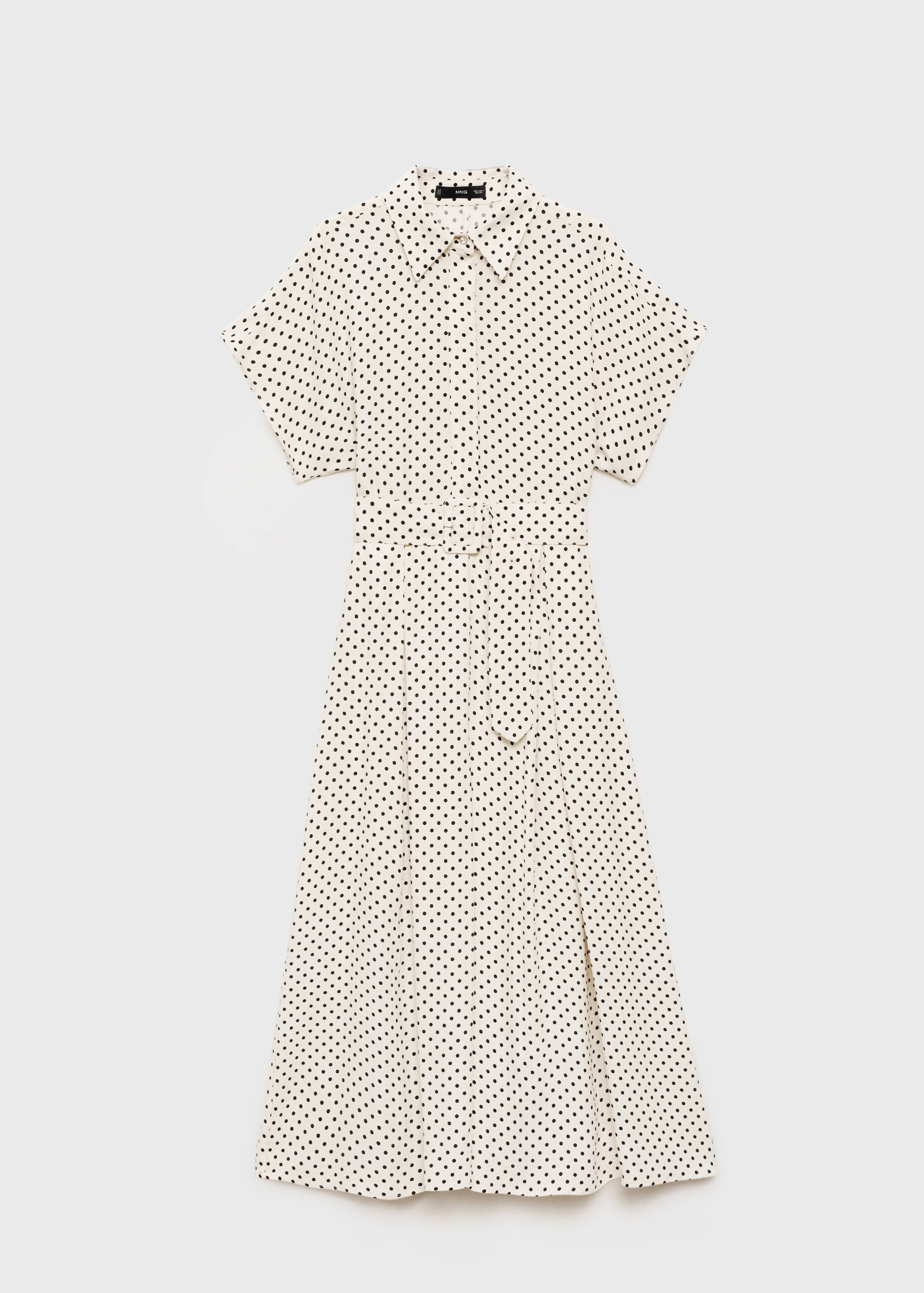 Polka-Dots-Kleid mit Gürtel - Artikel ohne Model