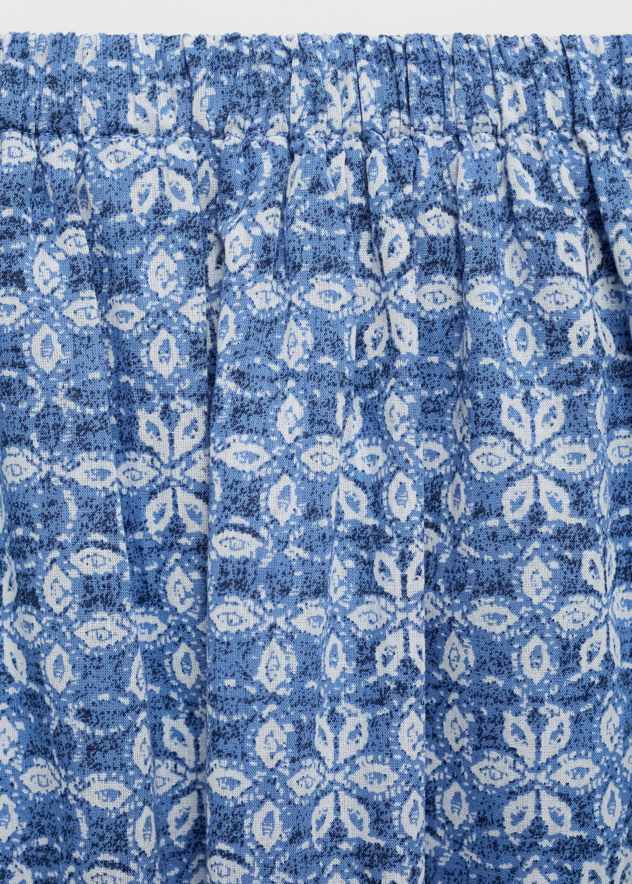 Printed long skirt - Details of the article 0