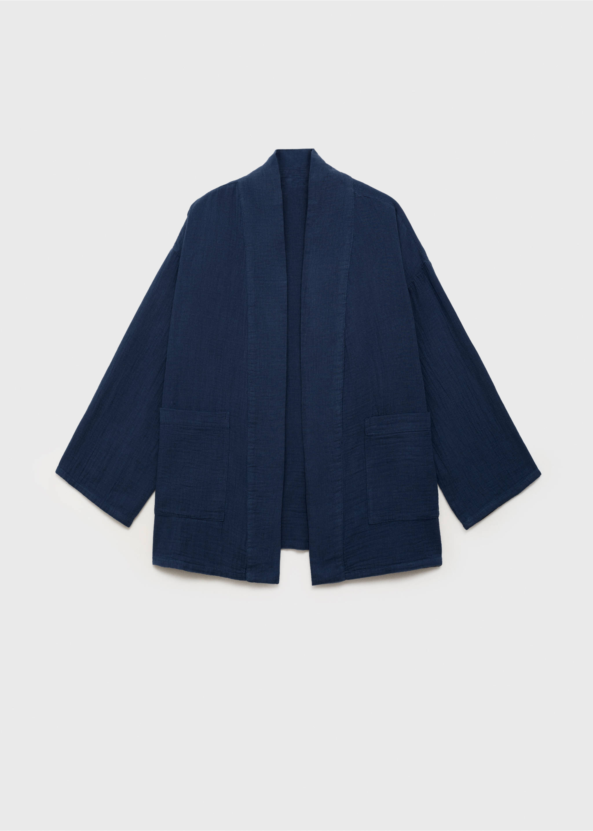 Chaqueta kimono bambúla - Artículo sin modelo, Azul marino oscuro. Ref: 87086356-00.