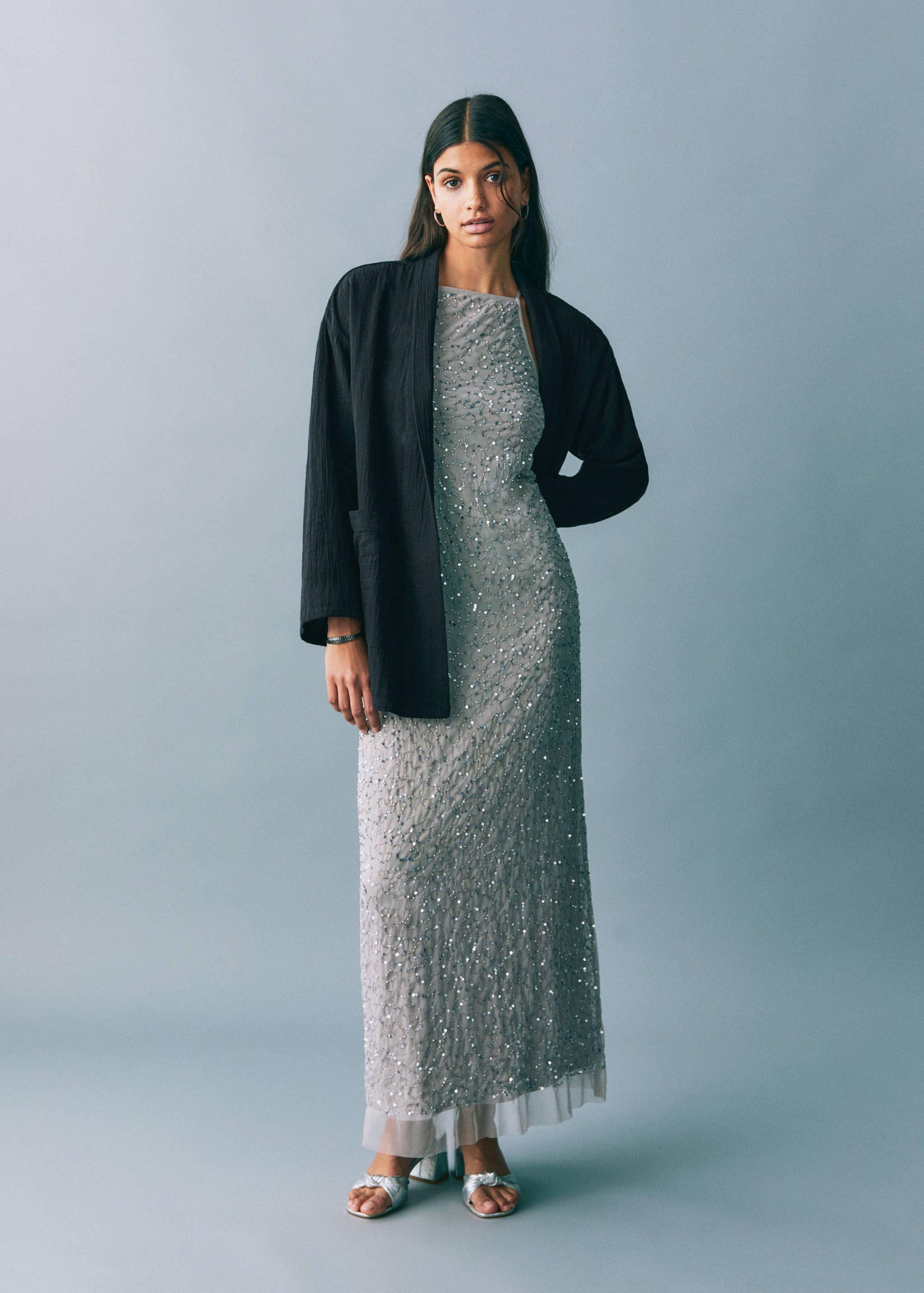 Jaqueta kimono bambula - Pla general