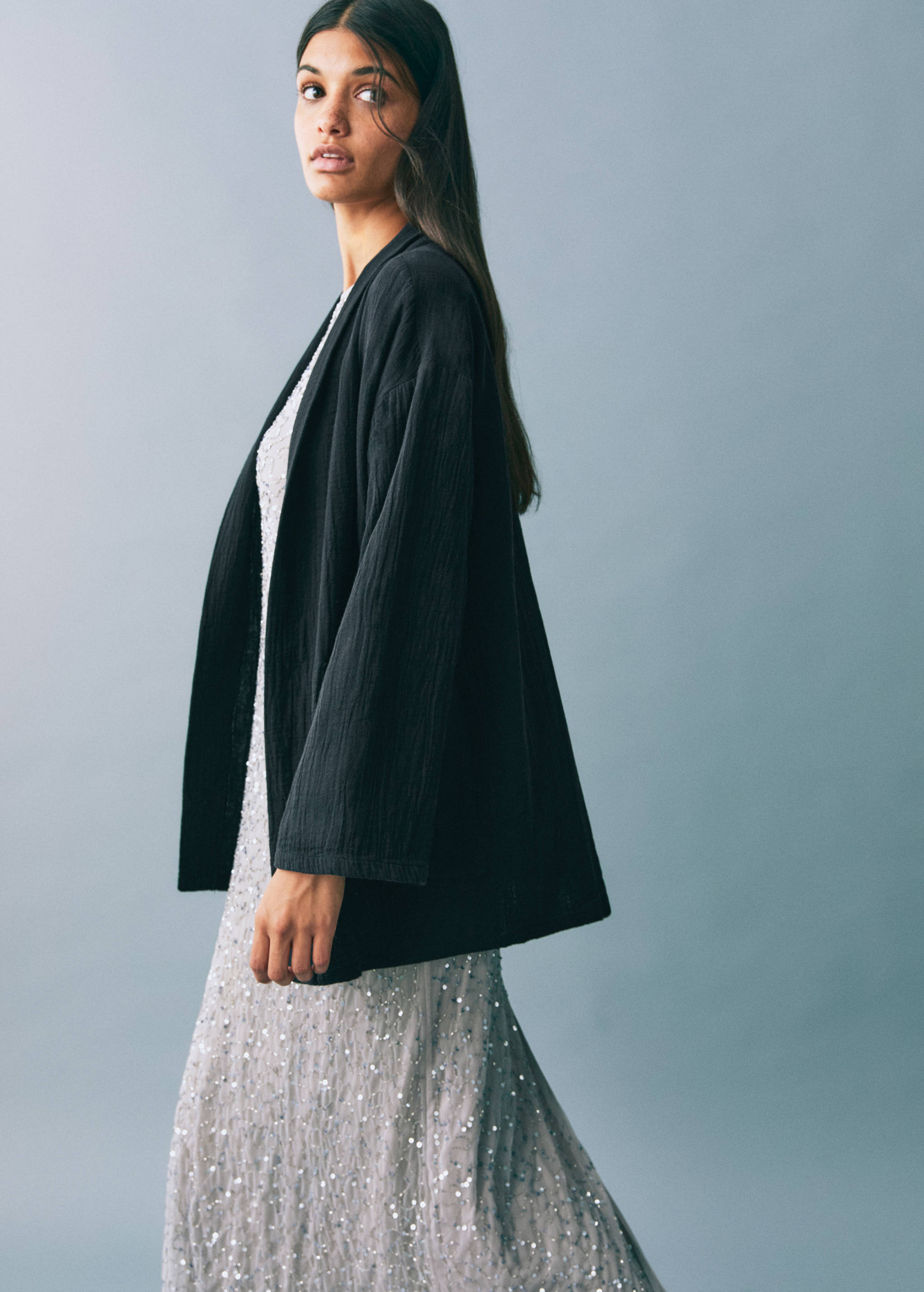 Jaqueta kimono bambula - Detall de l'article 2