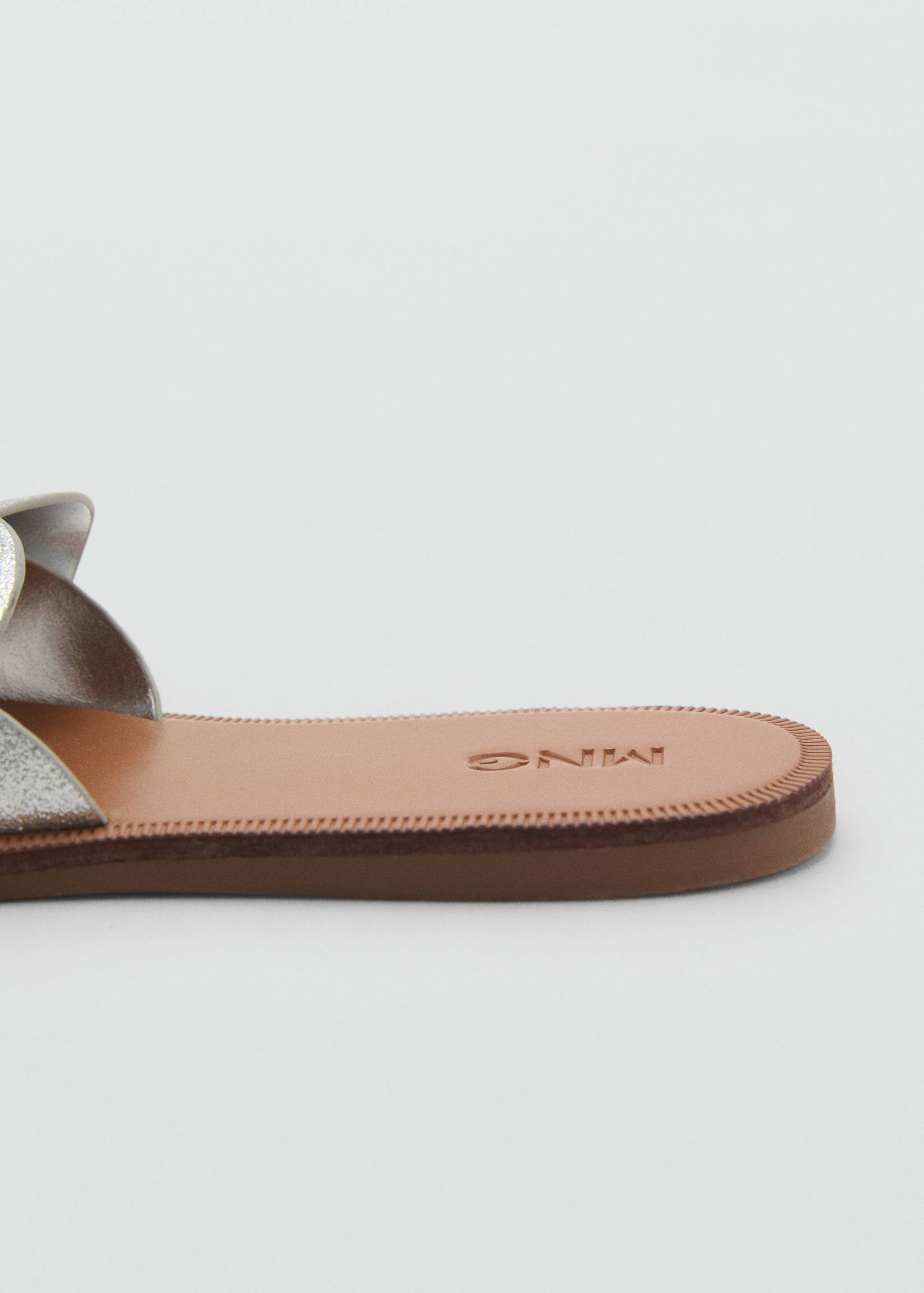 Metallische geflochtene Sandale - Detail des Artikels 2