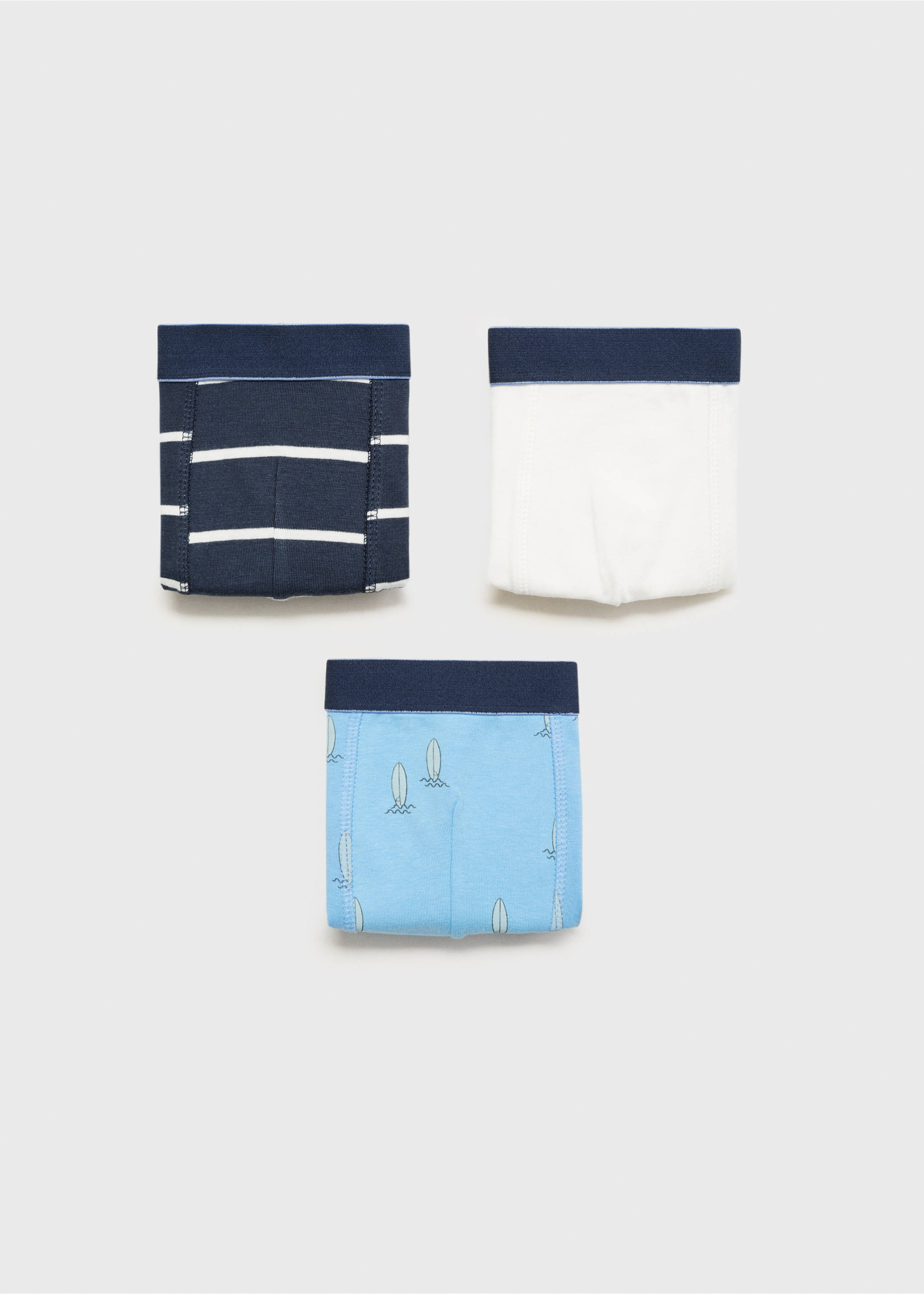 Mixed 3 boxer pack - Article without model, Navy. Ref: 87086358-00.