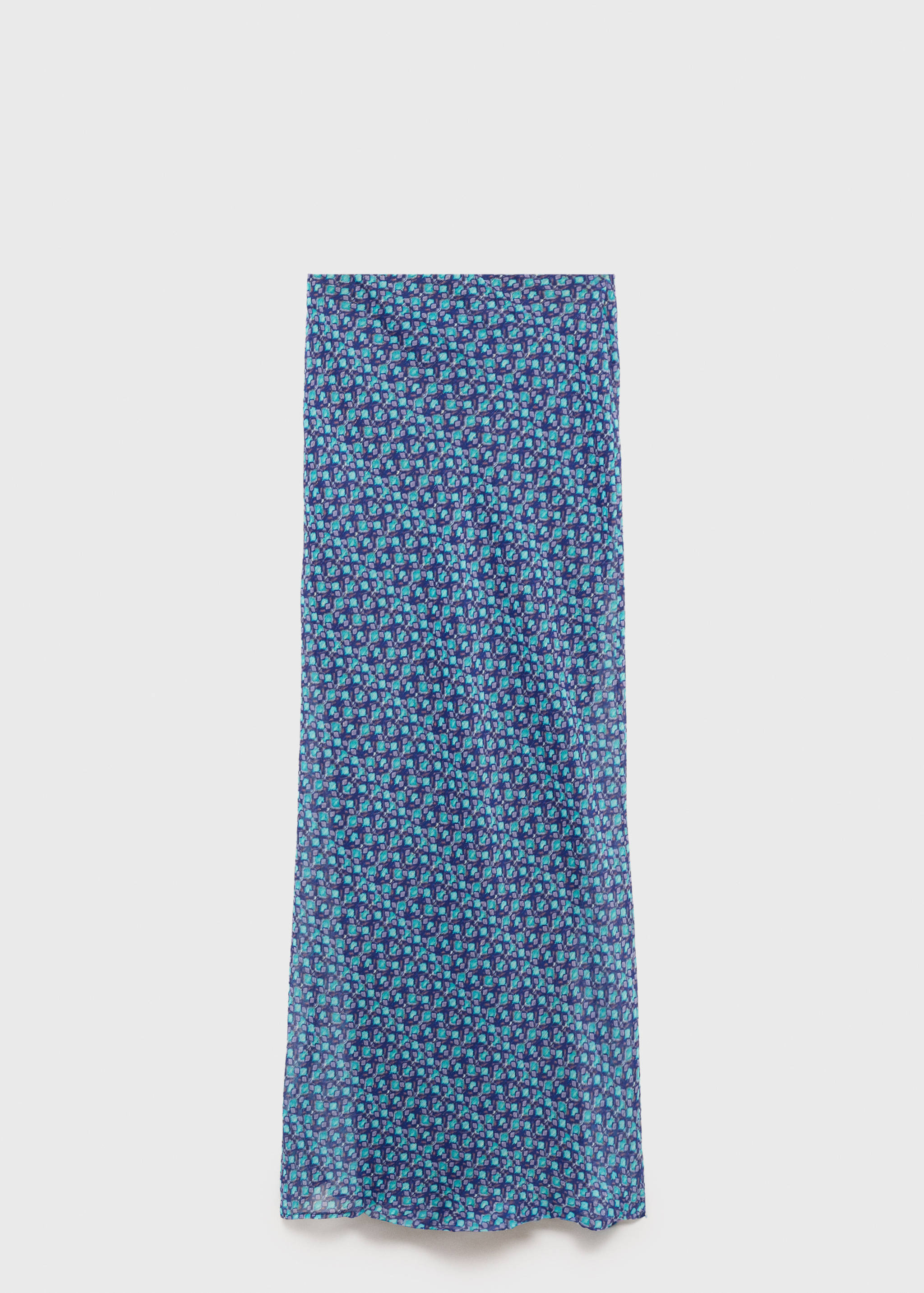 Printed midi skirt - Article without model