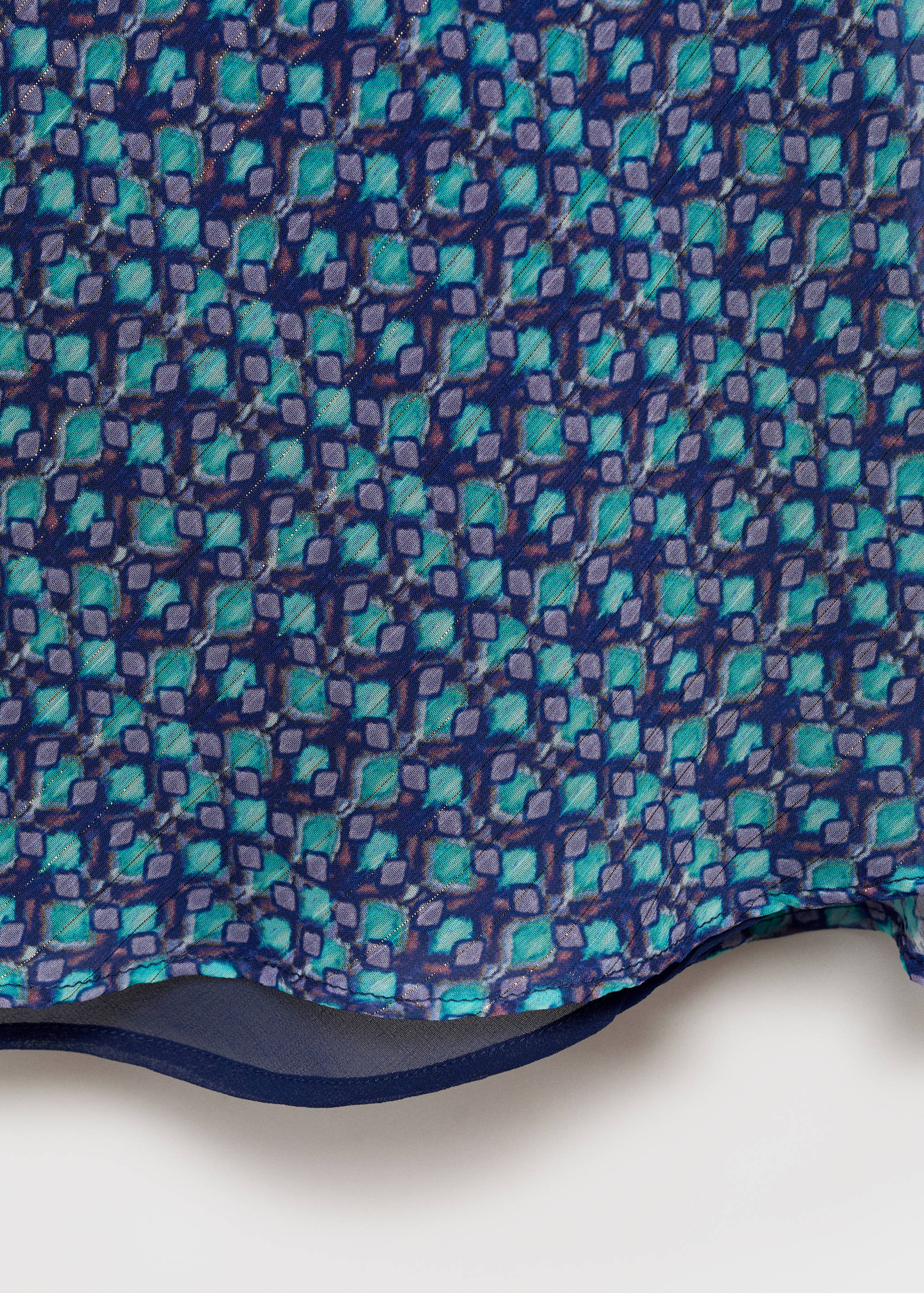 Printed midi skirt - Details of the article 0