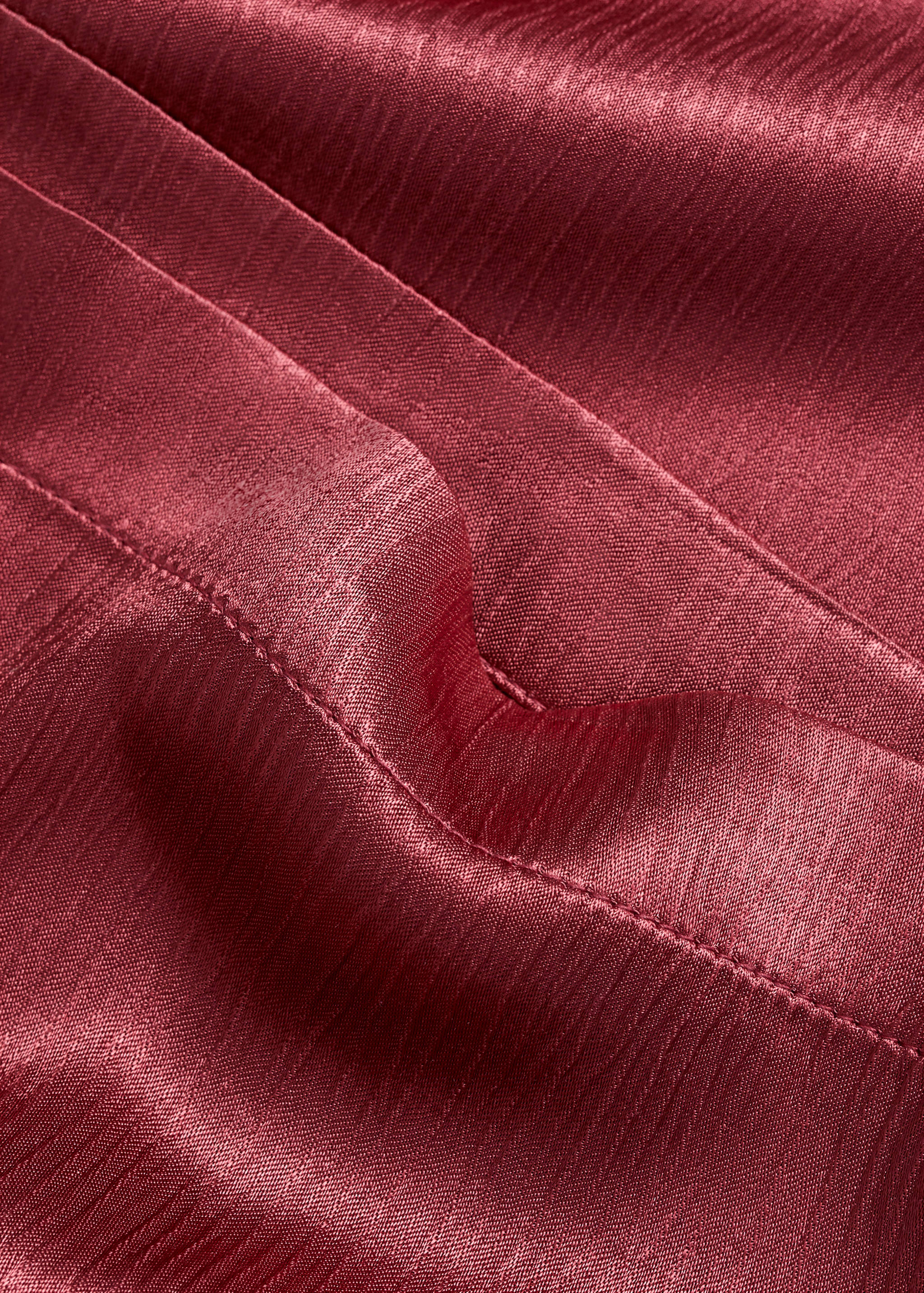 Satin straight-fit trousers - Details of the article 8