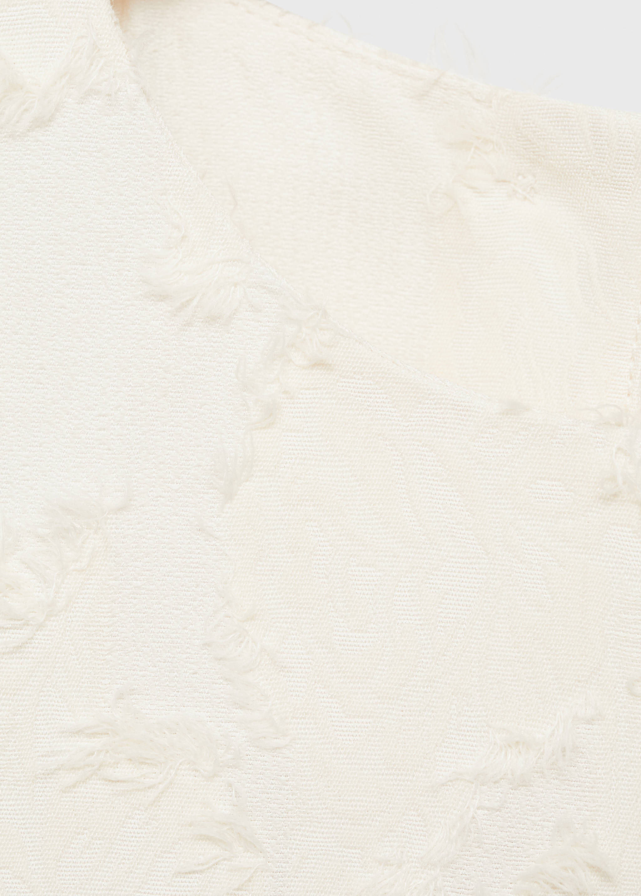 Textured crop top - Details of the article 8