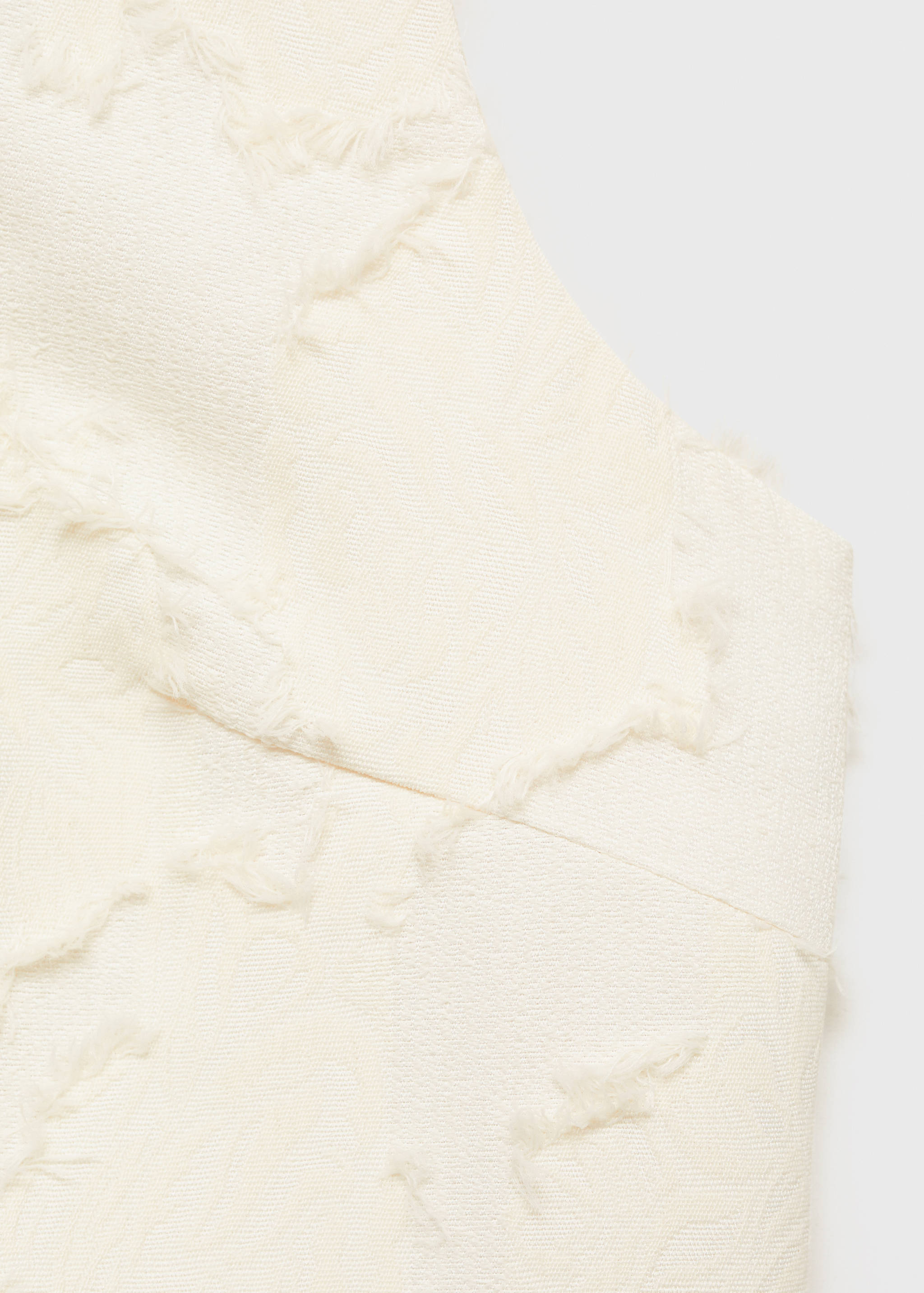 Textured crop top - Details of the article 0