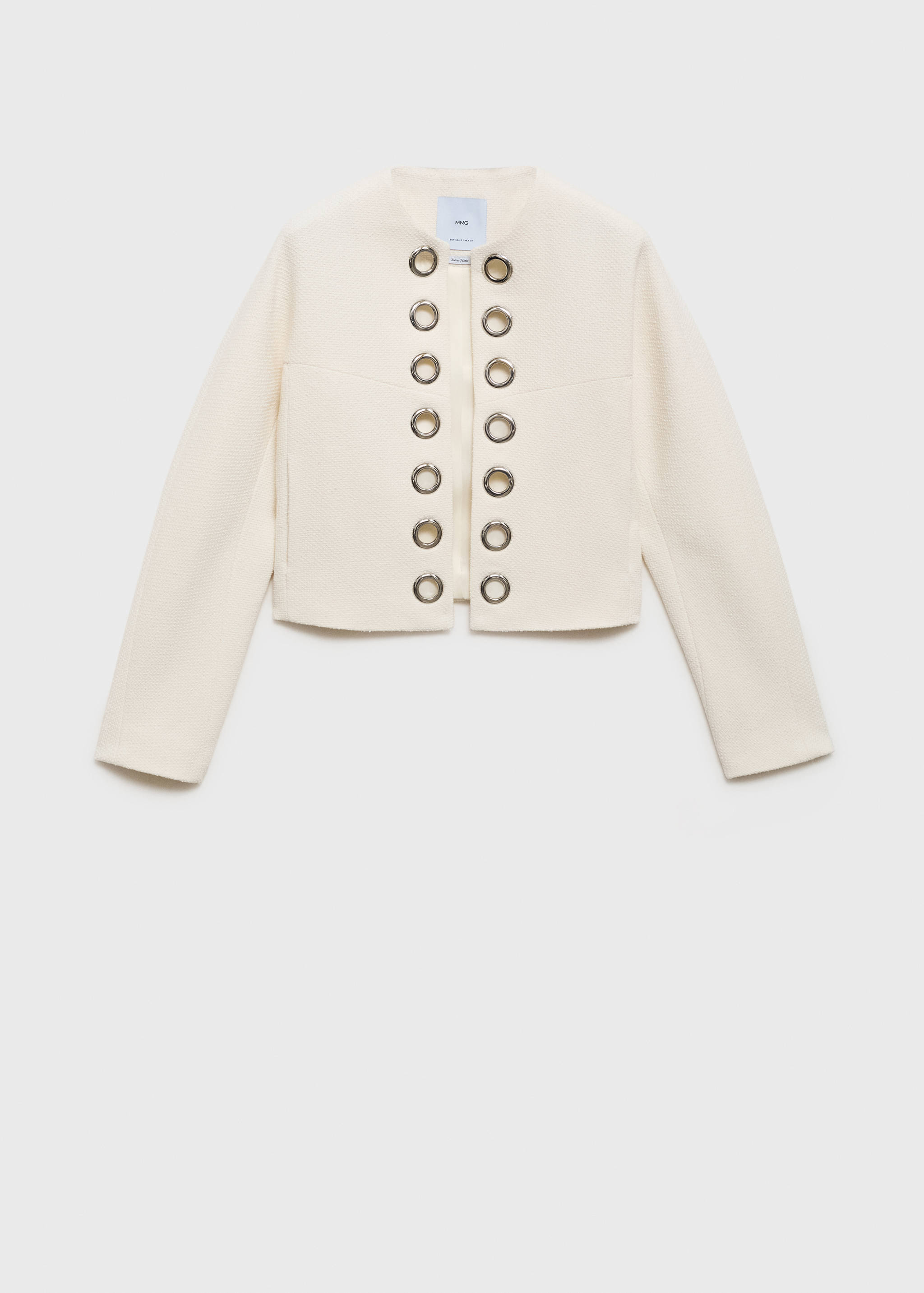 Chaqueta algodón ribete troquelado - Artículo sin modelo