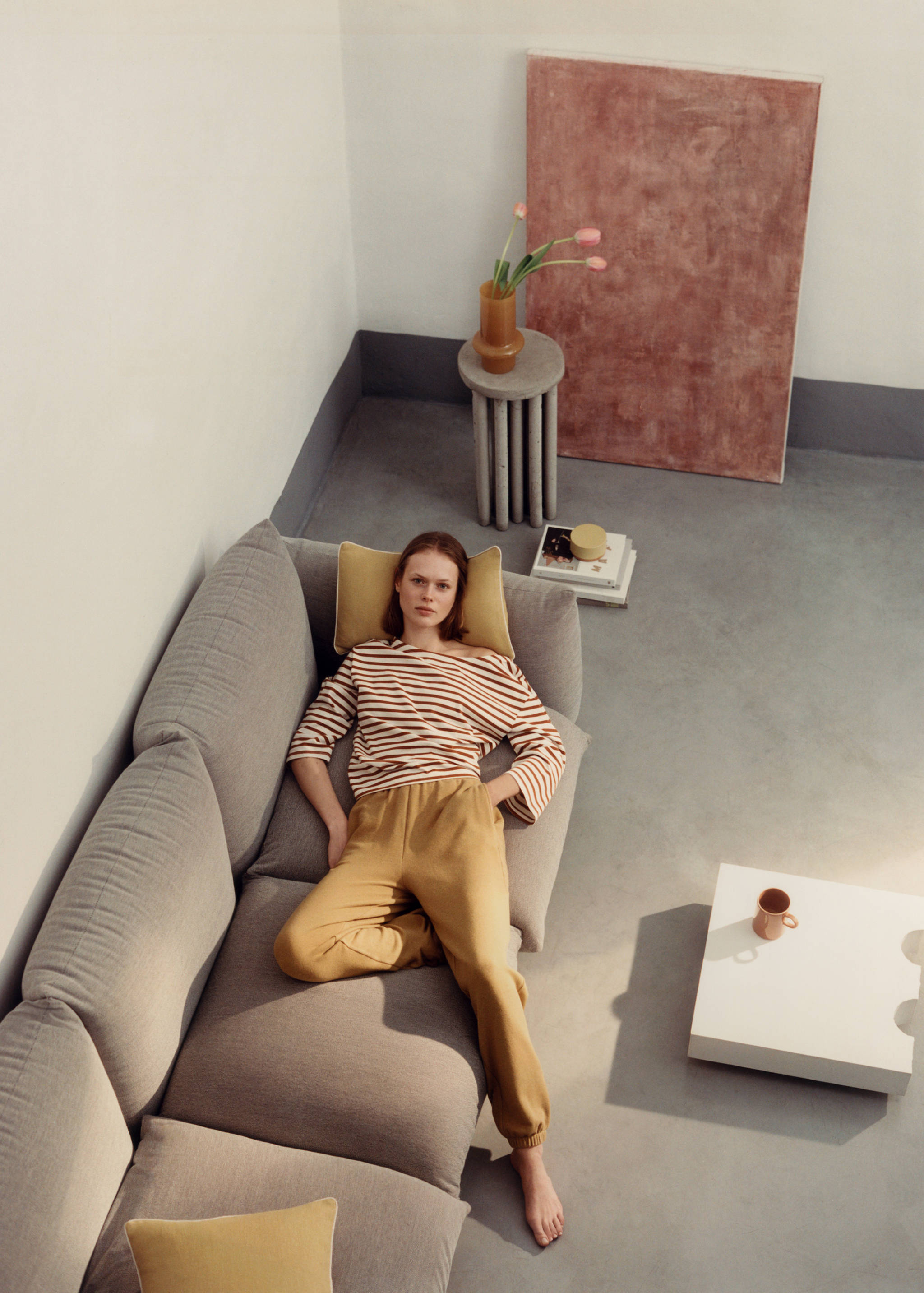 Heather fleece cotton trousers - Details of the article 6