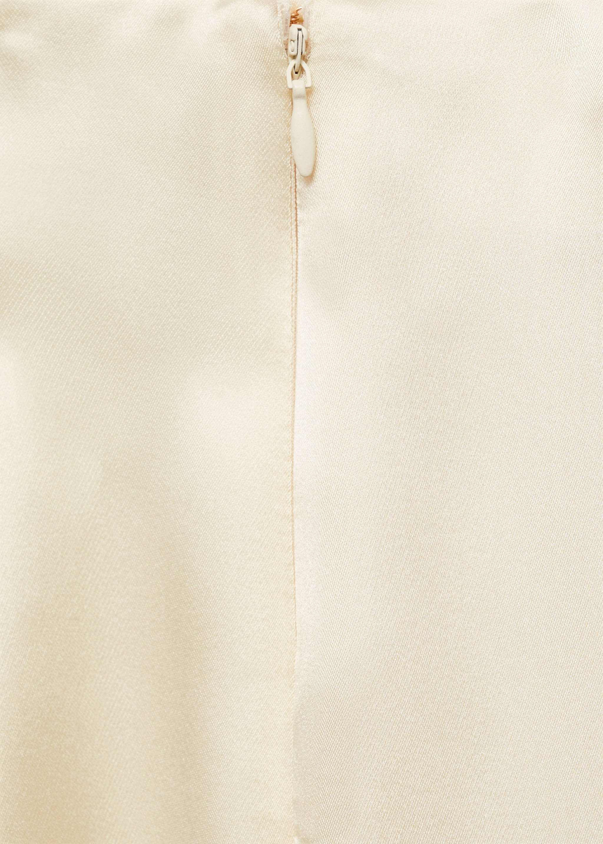 Satin straight-fit trousers - Details of the article 8