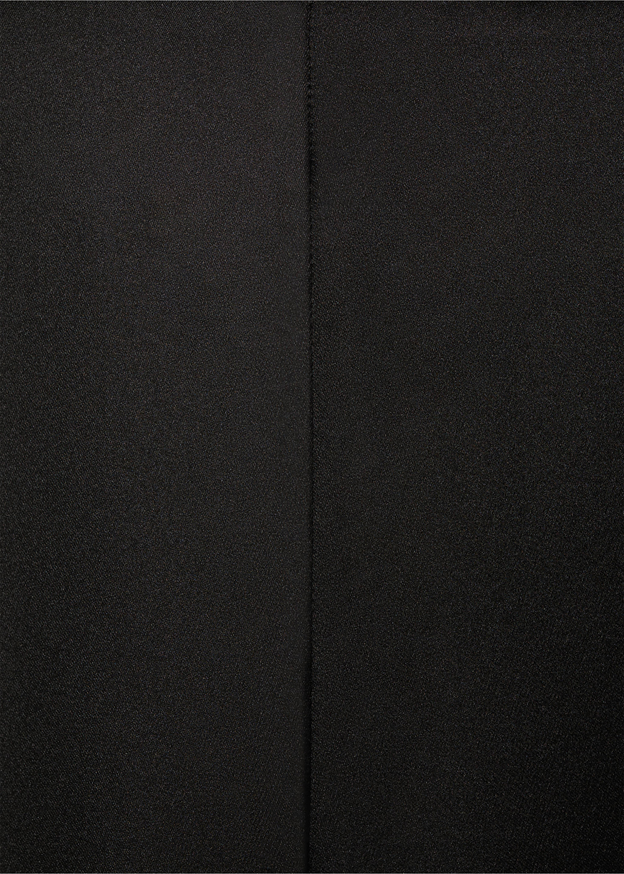 Satin straight-fit trousers - Details of the article 8, Black. Ref: 87086710-00.