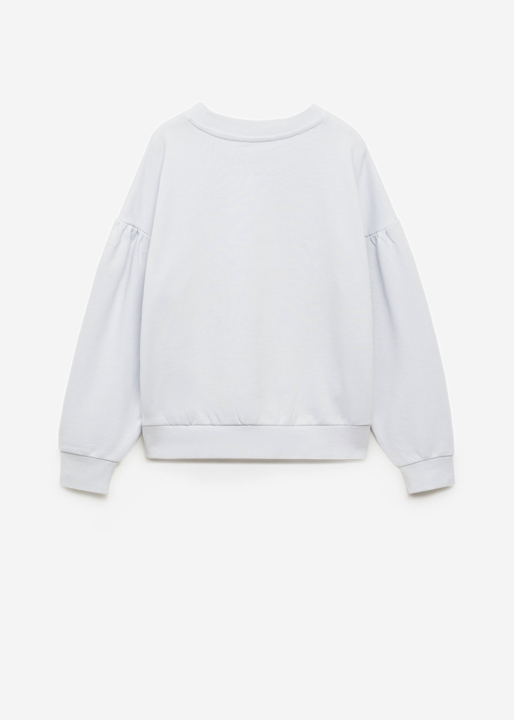 Message cotton sweatshirt - Reverse of the article