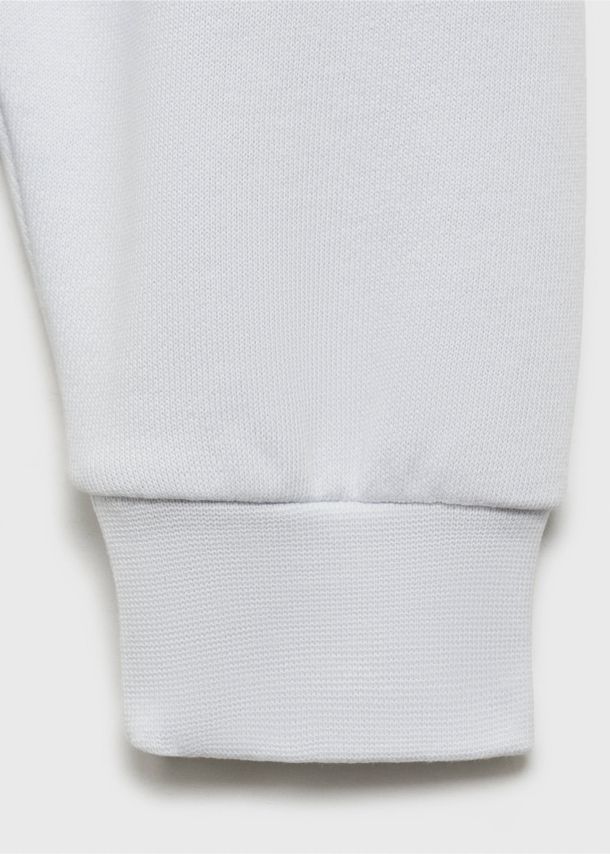 Sudadera algodón mensaje - Detalle del artículo 0, Azul celeste. Ref: 87086711-00.