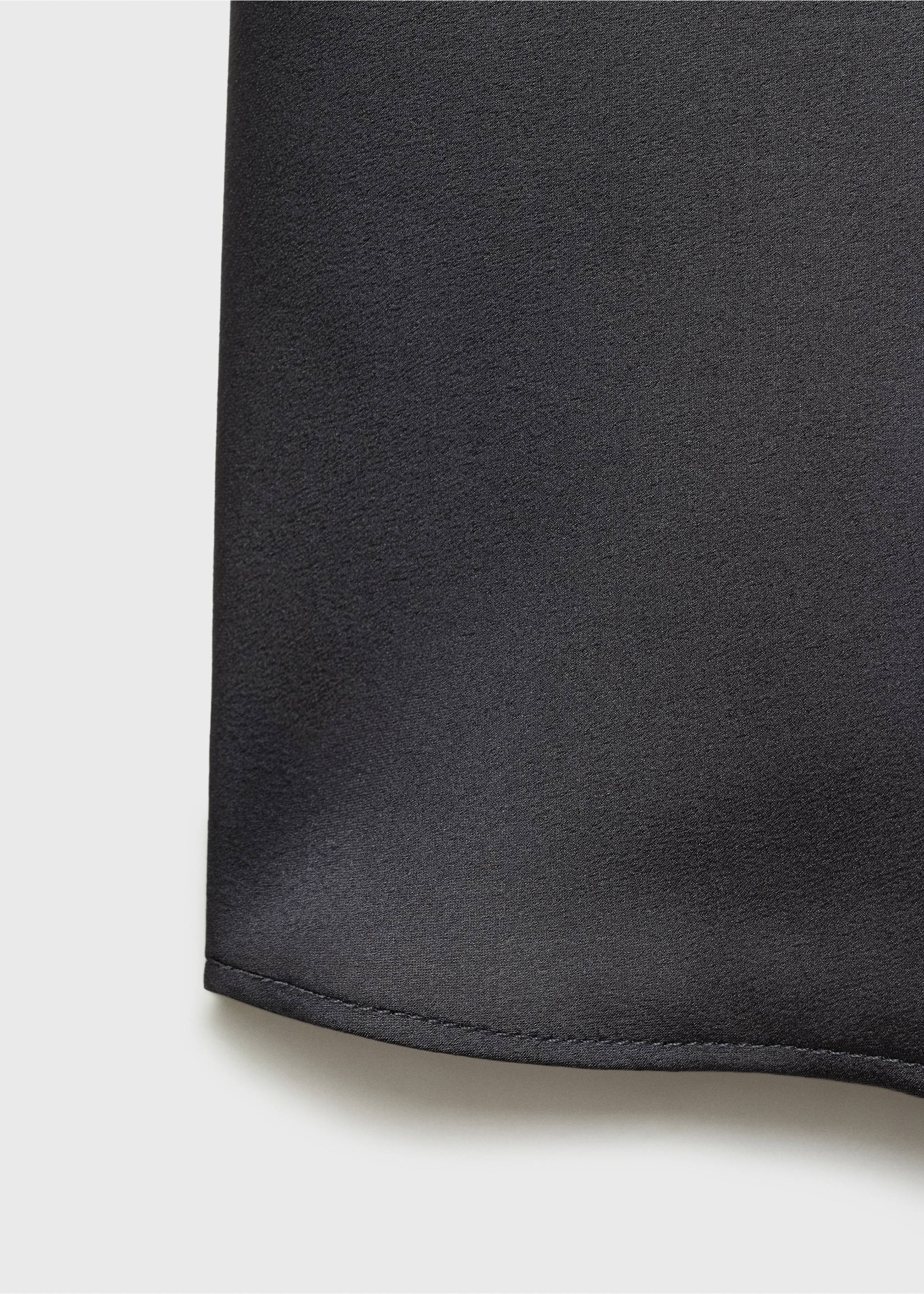 Satiniertes Trägertop - Detail des Artikels 0, Dunkelgrau. Ref: 87086713-00.