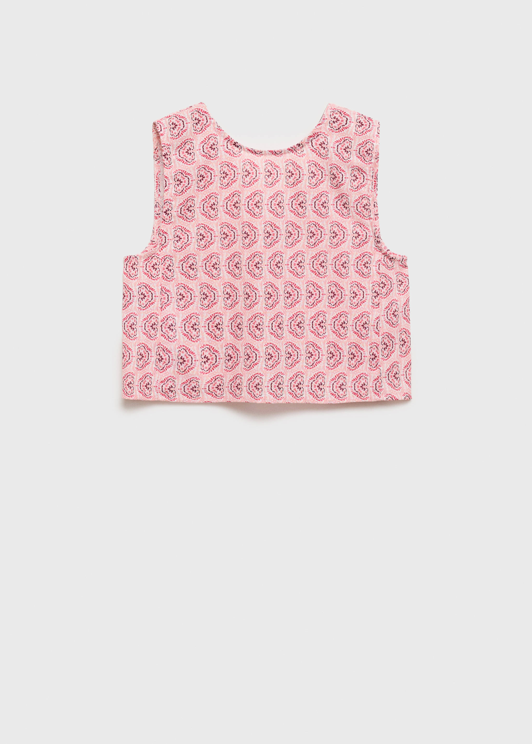 Bedruckte Bluse mit Knöpfen - Artikel ohne Model