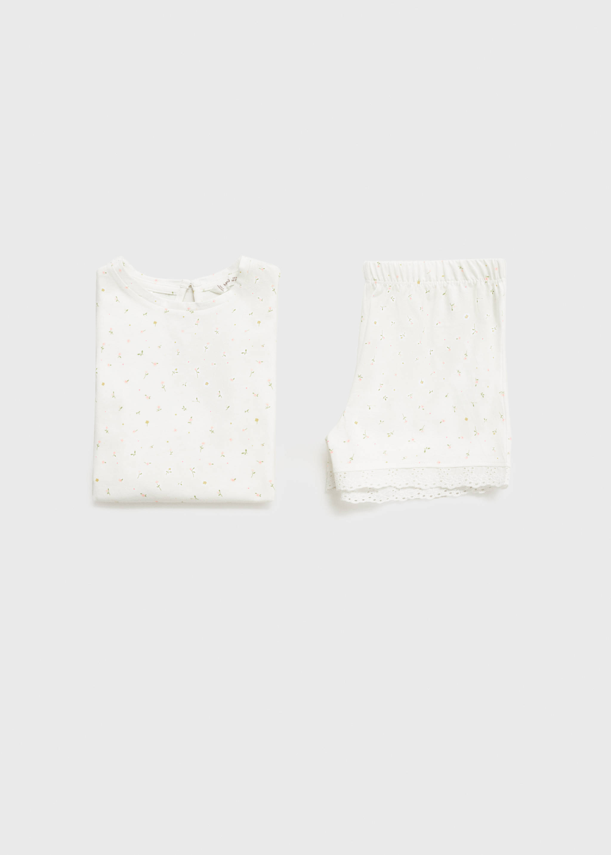 Floral cotton pyjamas - Details of the article 8