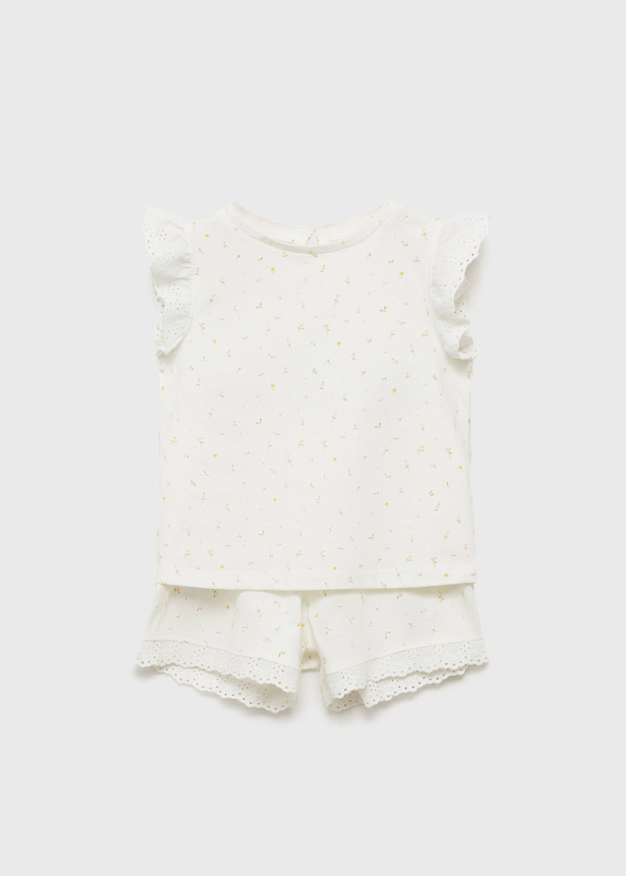 Floral cotton pyjamas - Article without model