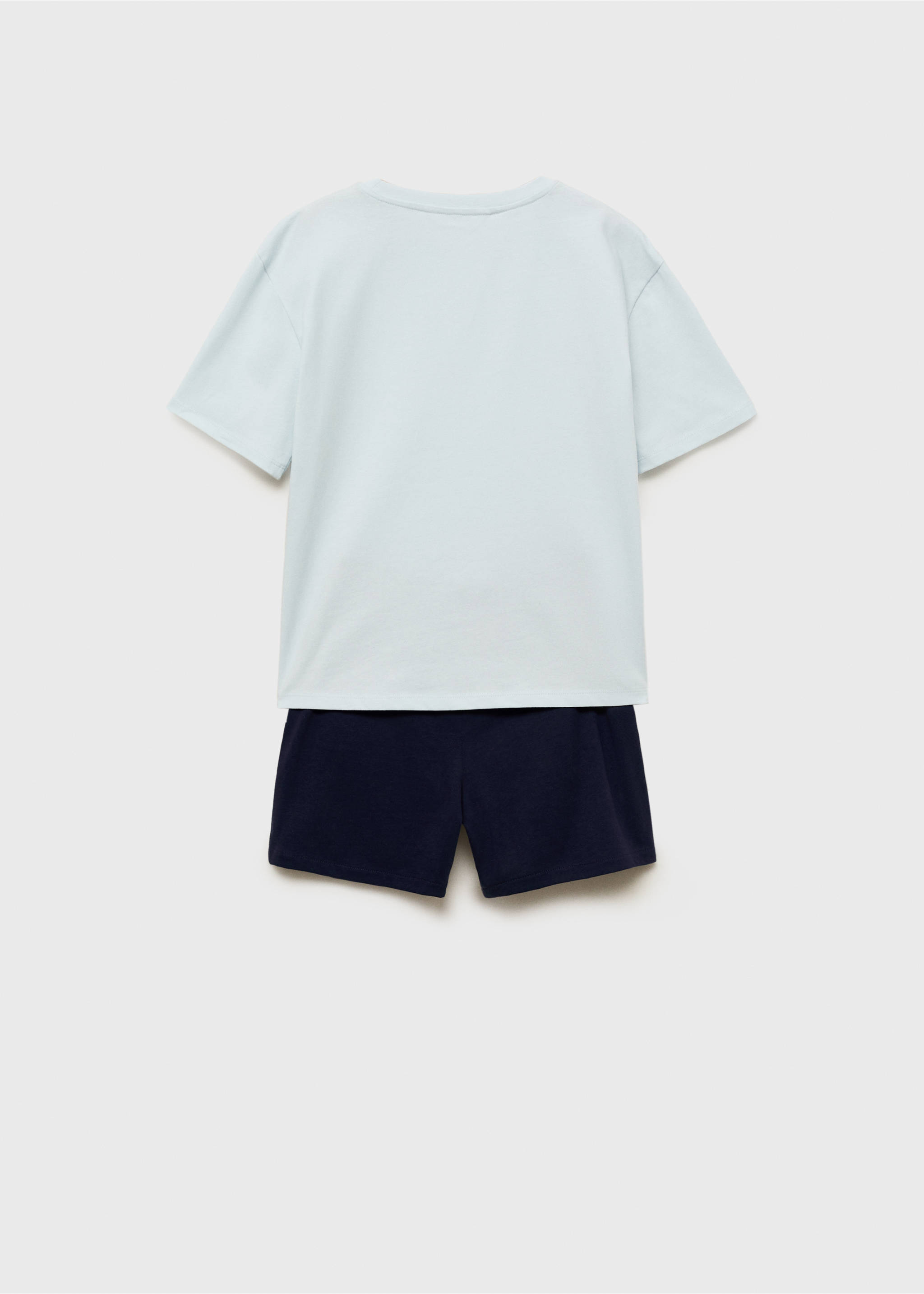 Sonic long pyjamas - Reverse of the article, Aqua Green. Ref: 87086718-00.