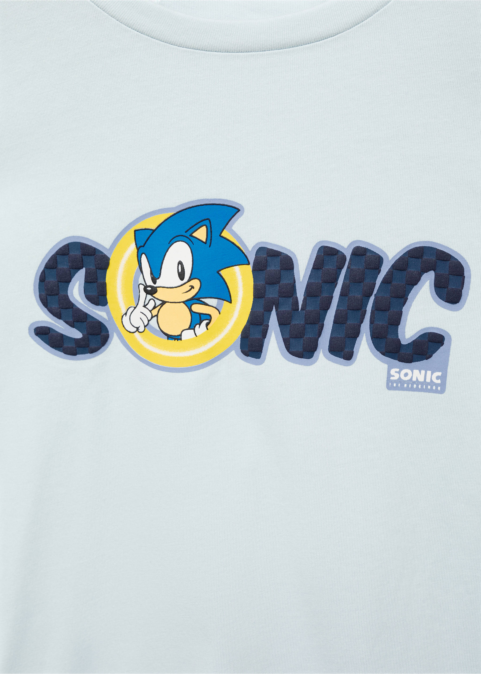 Sonic long pyjamas - Details of the article 8, Aqua Green. Ref: 87086718-00.