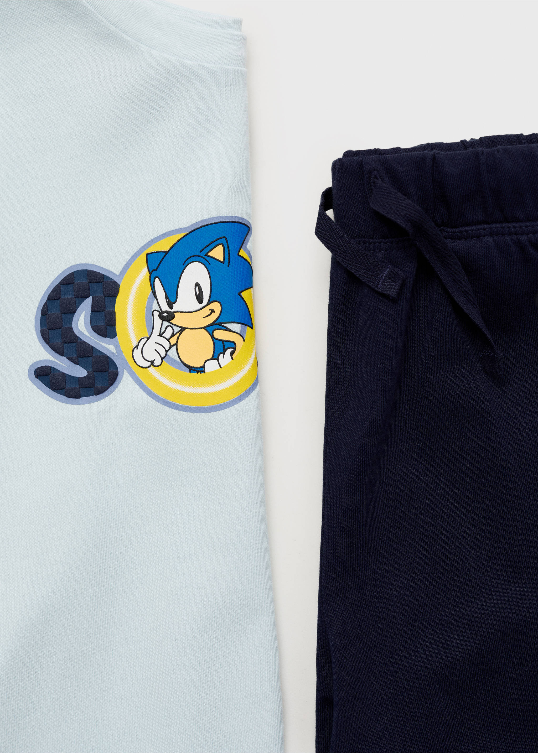 Sonic long pyjamas - Details of the article 0, Aqua Green. Ref: 87086718-00.