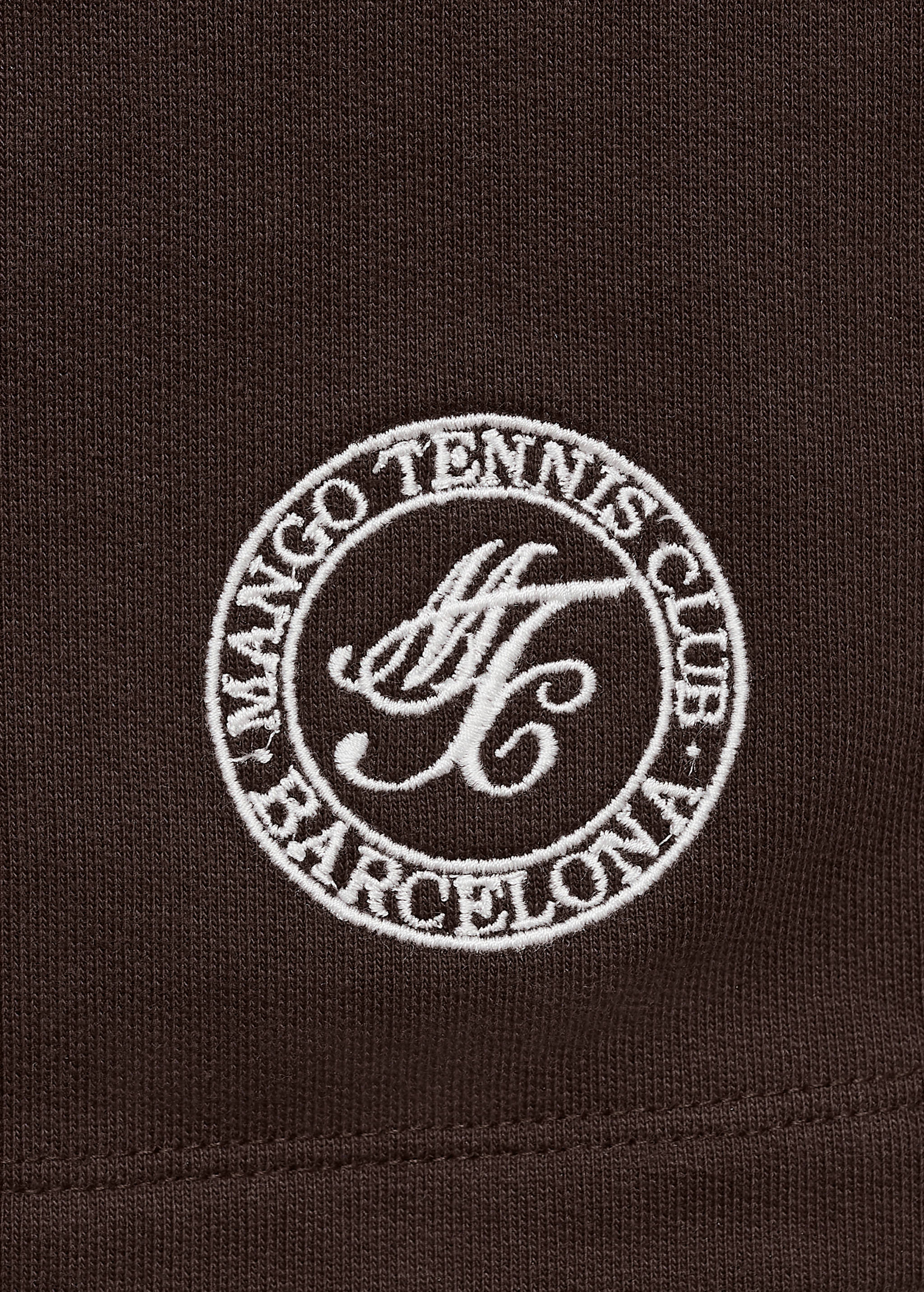 Embroidered cotton bermuda shorts - Details of the article 0