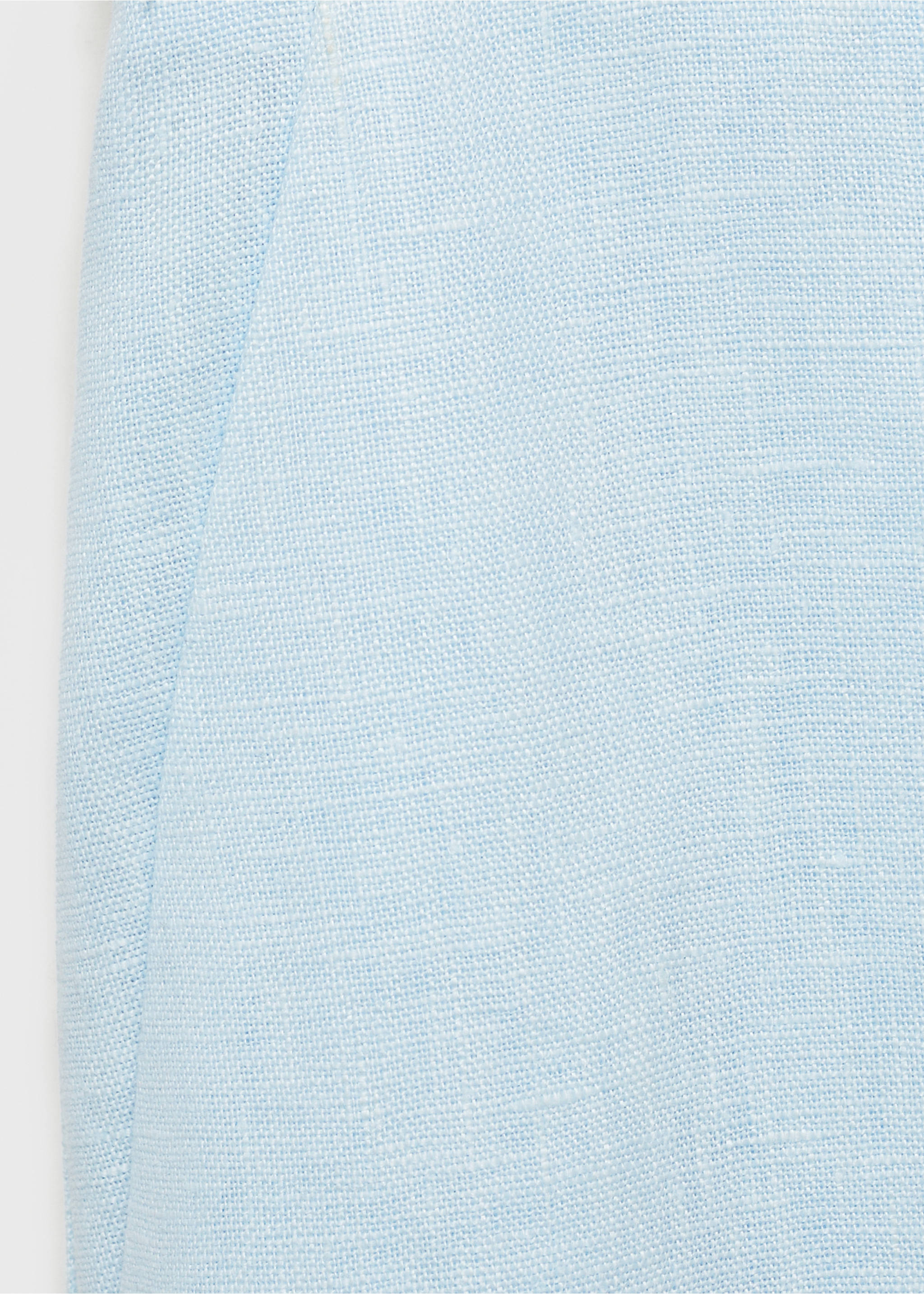 Linen suit trousers - Details of the article 0, Sky Blue. Ref: 87087162-00.