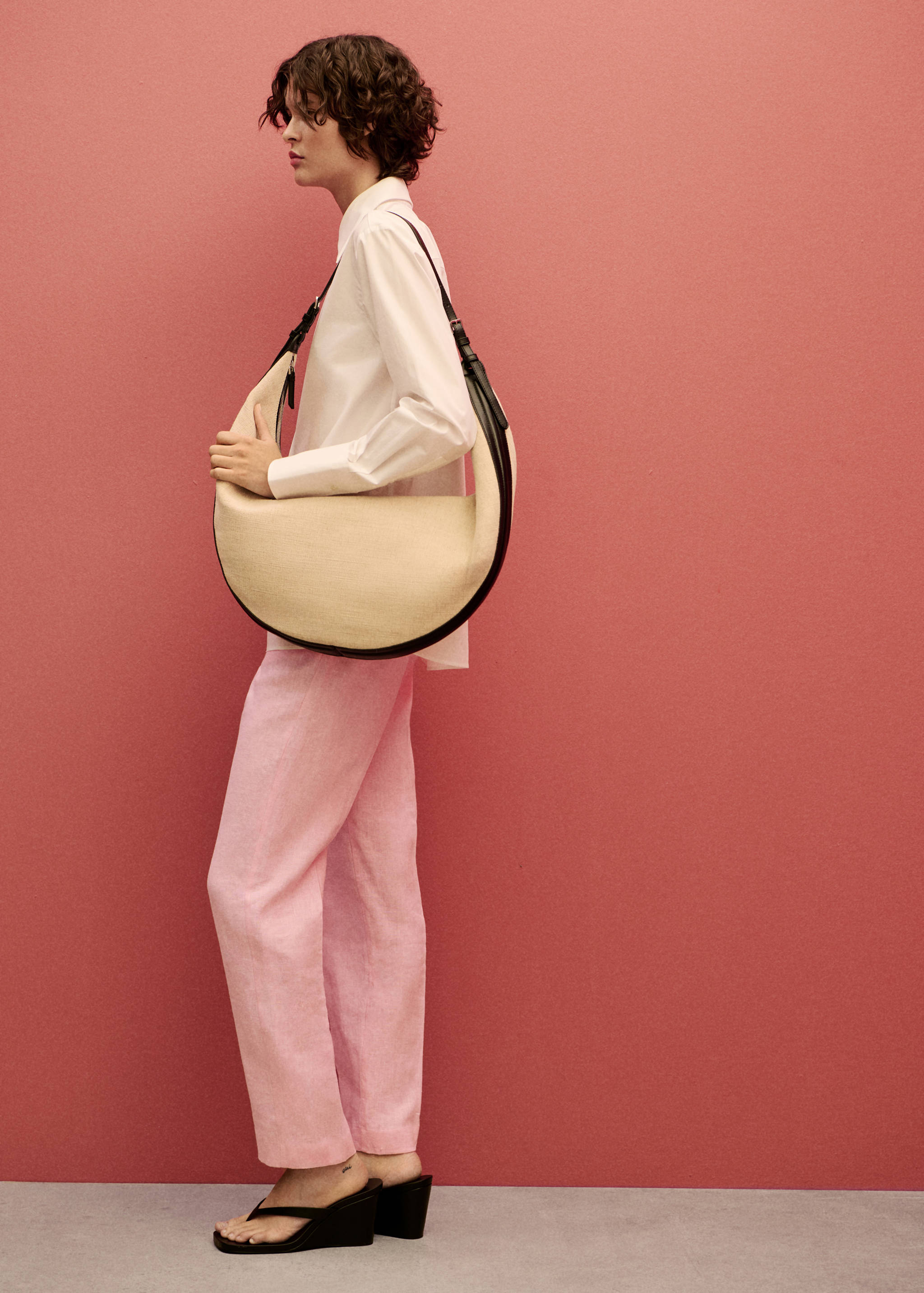 Linnen pantalon - Achterkant van het artikel