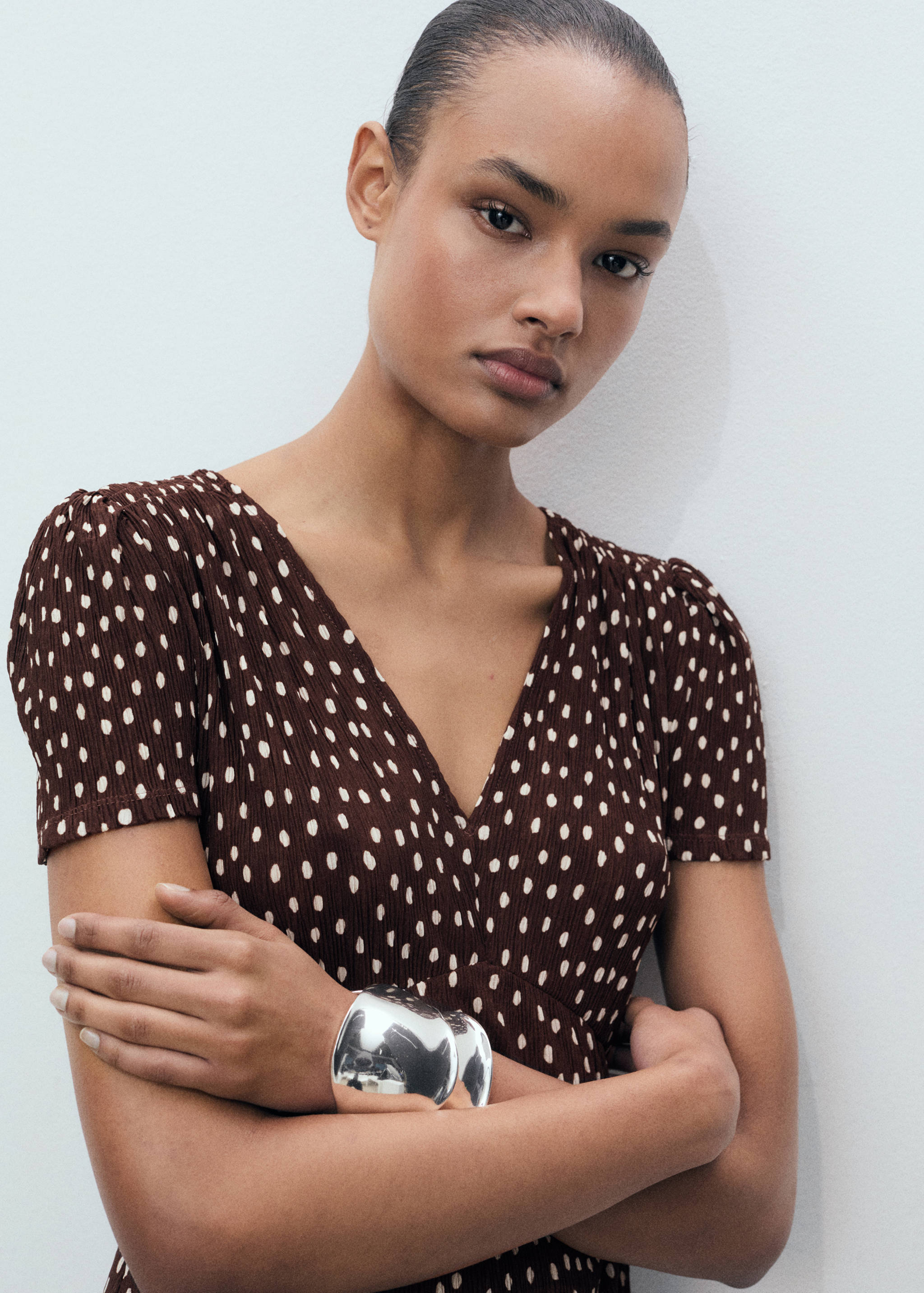 Printed midi-dress - Details of the article 1