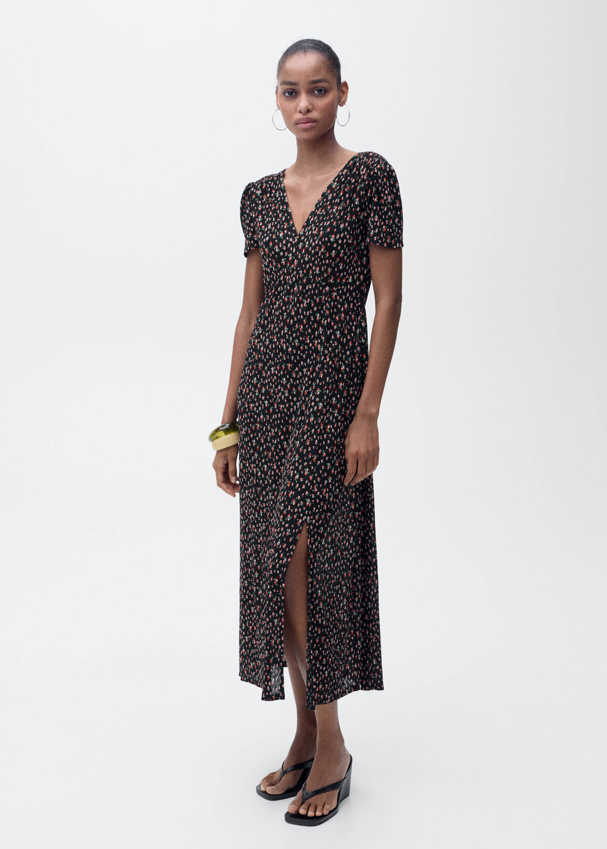 Printed midi-dress - General plane