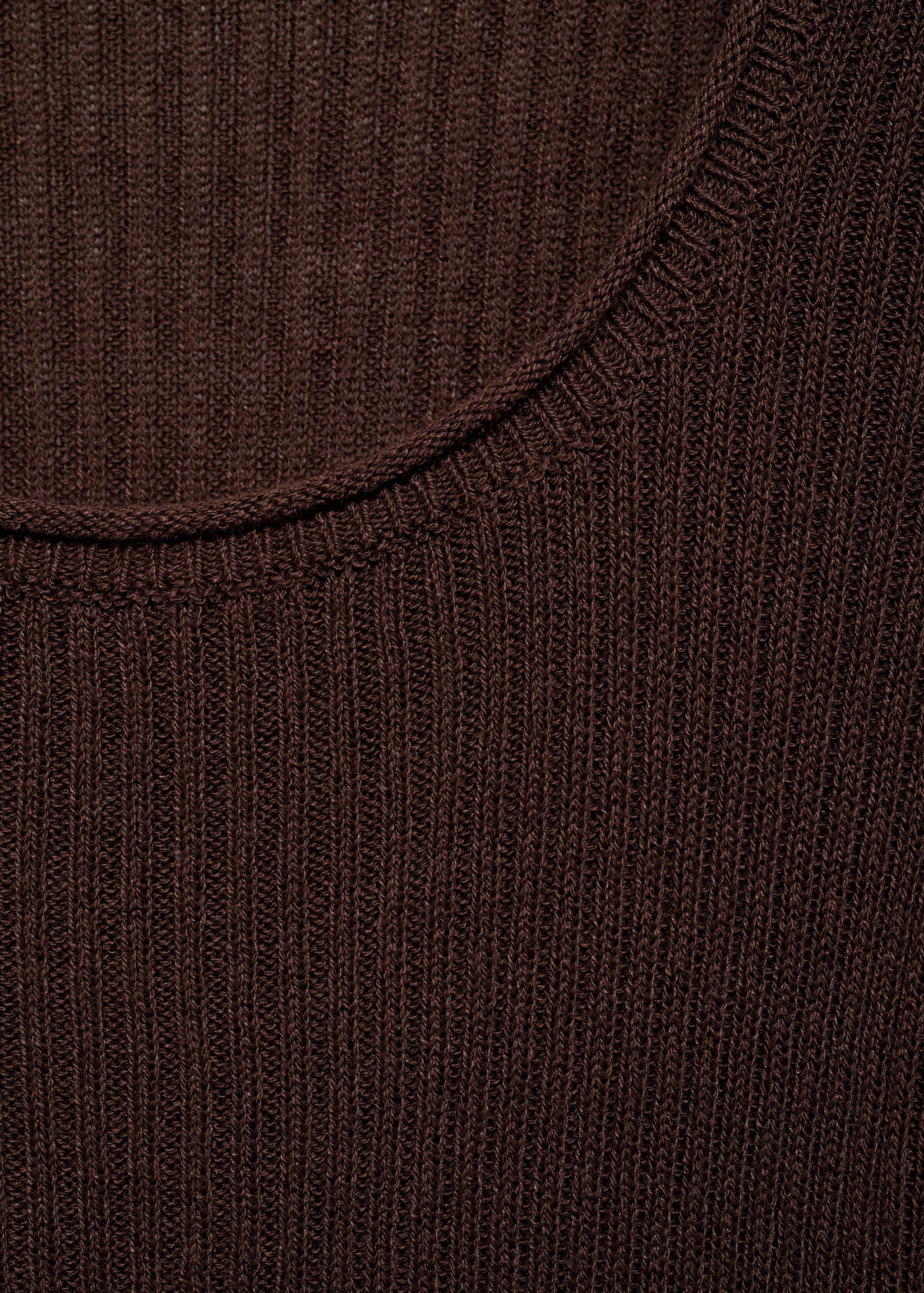 Linen-blend knitted sweater - Details of the article 8