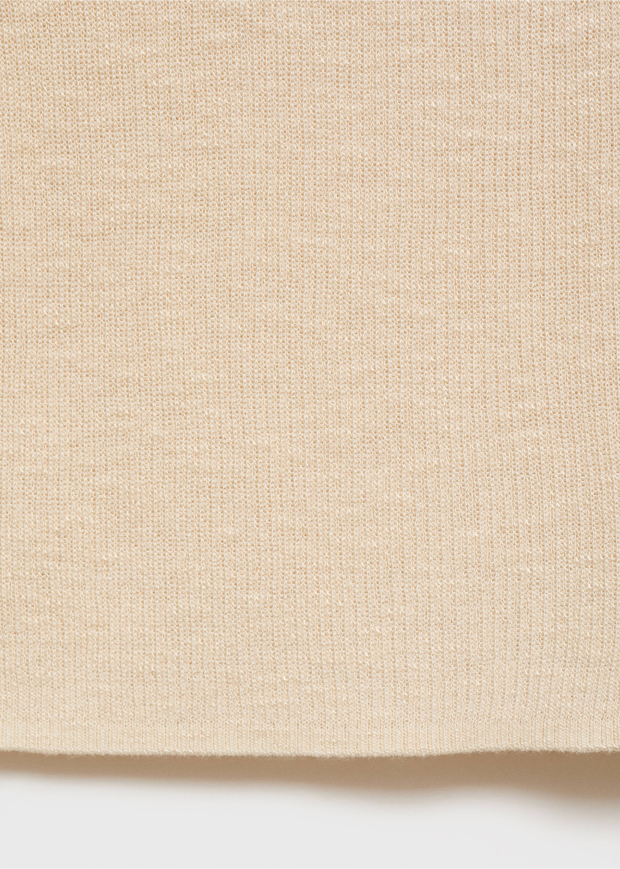 Stickad topp med draperad halsringning - Detaljer om artikeln 0, Ljus/Pastellgrå. Ref: 87087171-00.