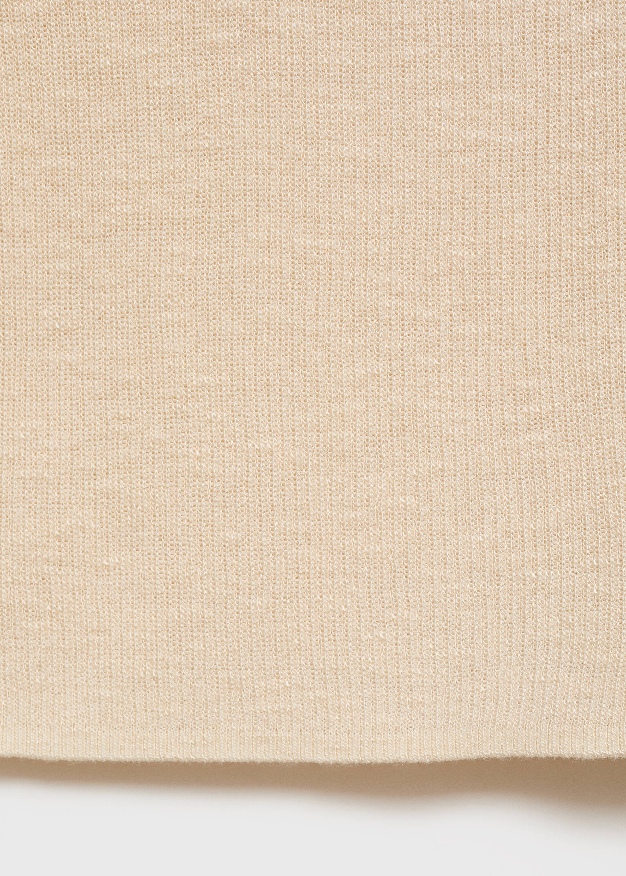 Stickad topp med draperad halsringning - Detaljer om artikeln 0