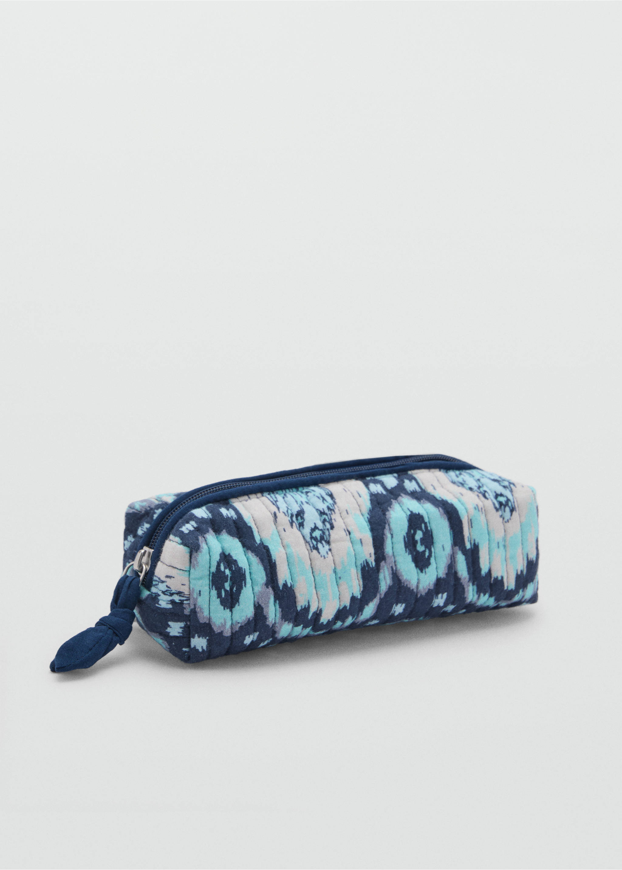 Gestepptes Etui - Mittlere Ansicht, Türkis. Ref: 87087184-00.