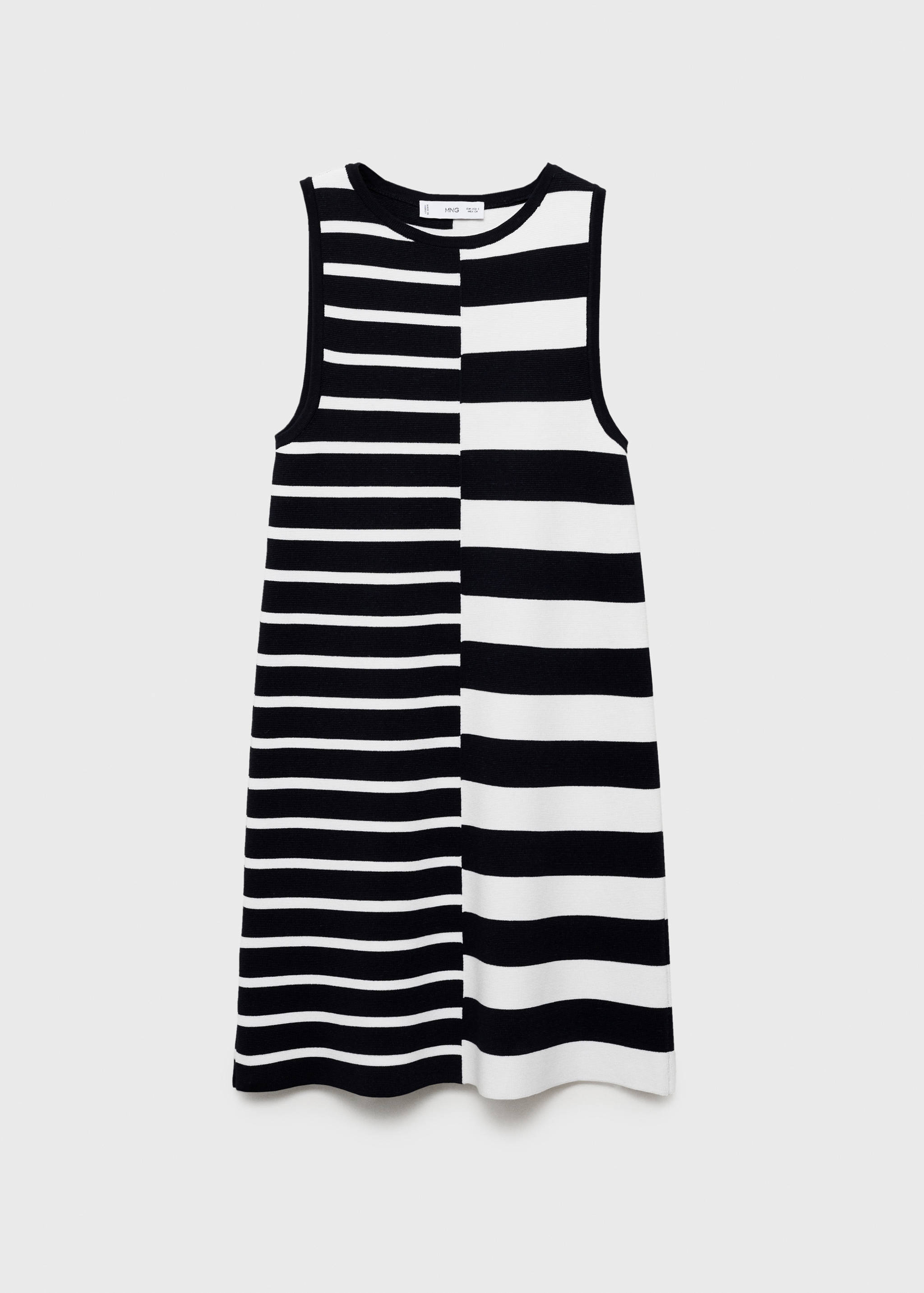 Vestido punto rayas combinadas - Artículo sin modelo