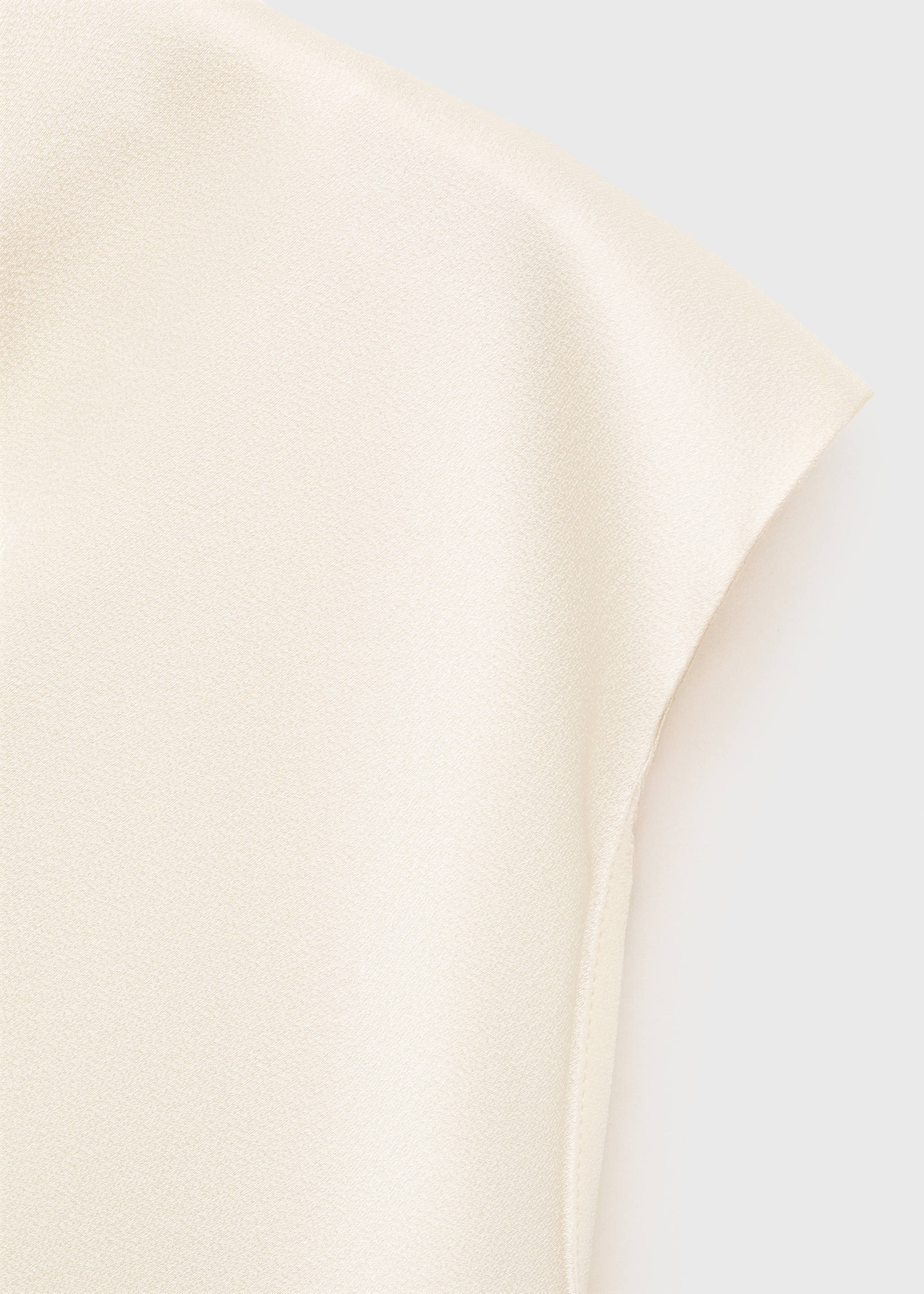 Satin blouse with draped neck - Details of the article 8