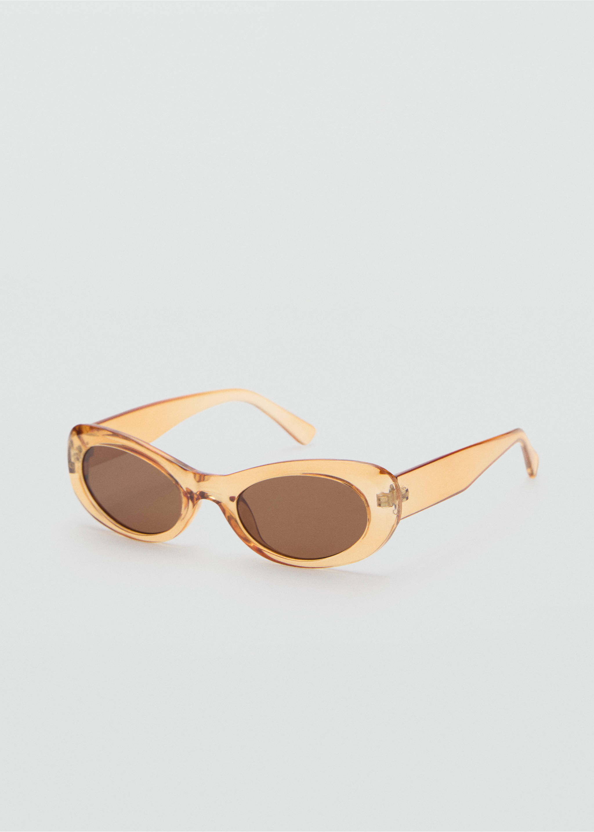 Oval-frame sunglasses - Medium plane, Pastel Yellow. Ref: 87087669-00.