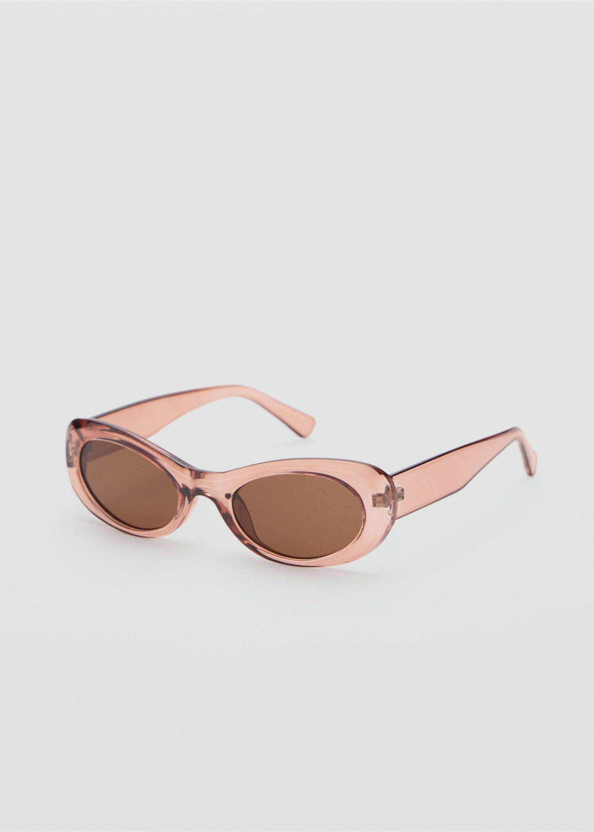 Gafas de sol montura ovalada - Plano medio, Melocotón. Ref: 87087669-00.