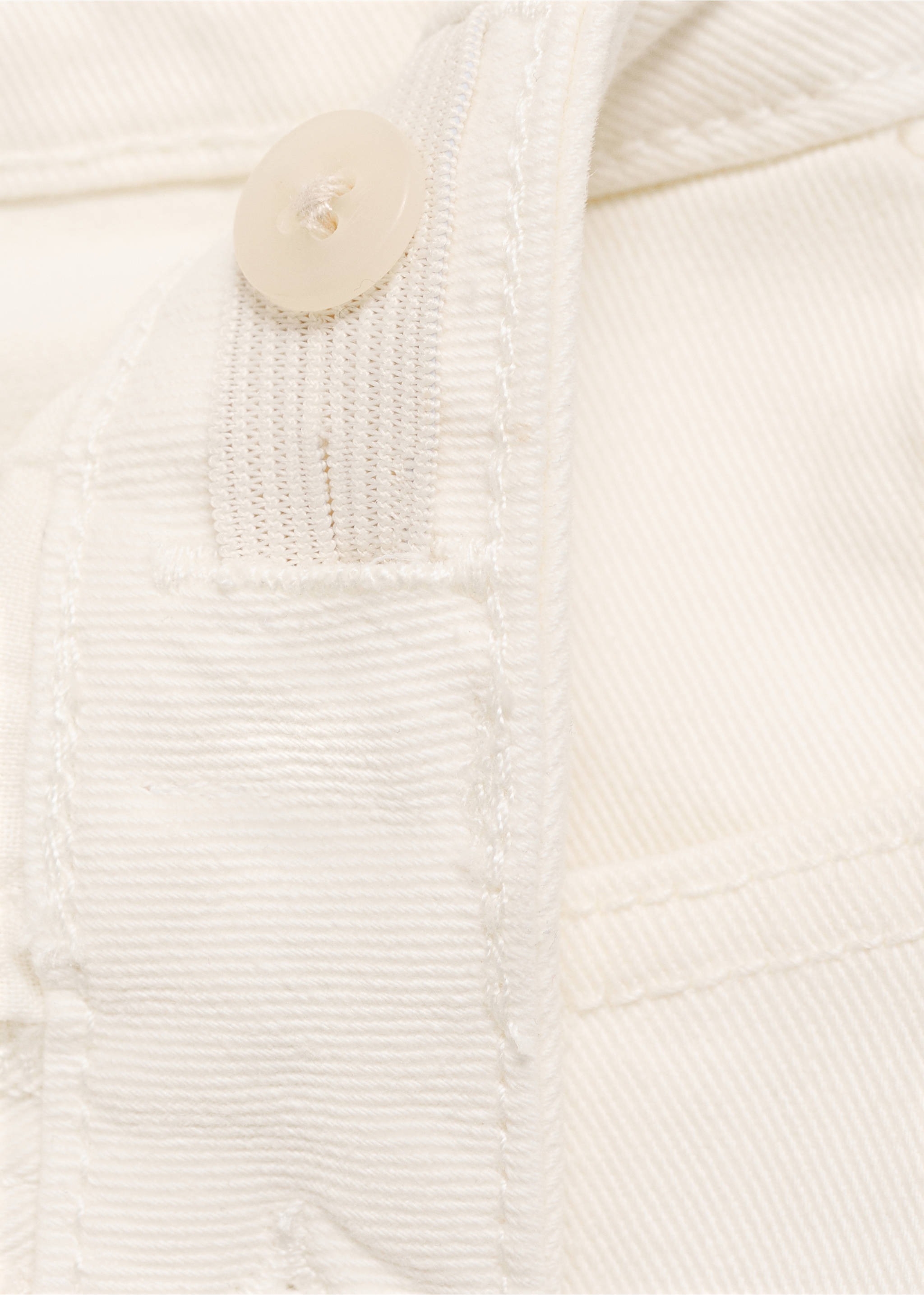 Denim cargo skirt - Details of the article 0, Ecru. Ref: 87087670-00.