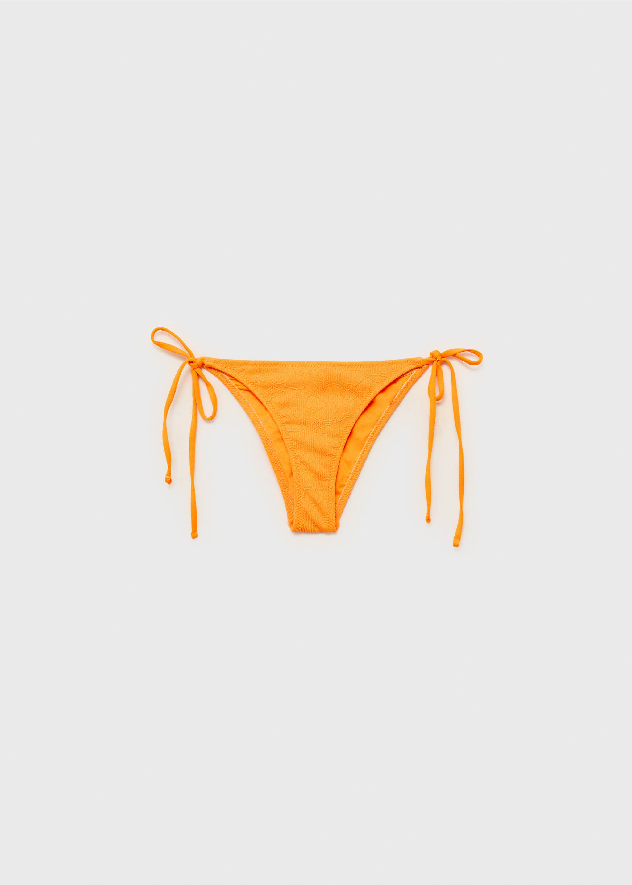 Braguita bikini bordado floral - Artículo sin modelo, Amarillo pastel. Ref: 87087676-00.