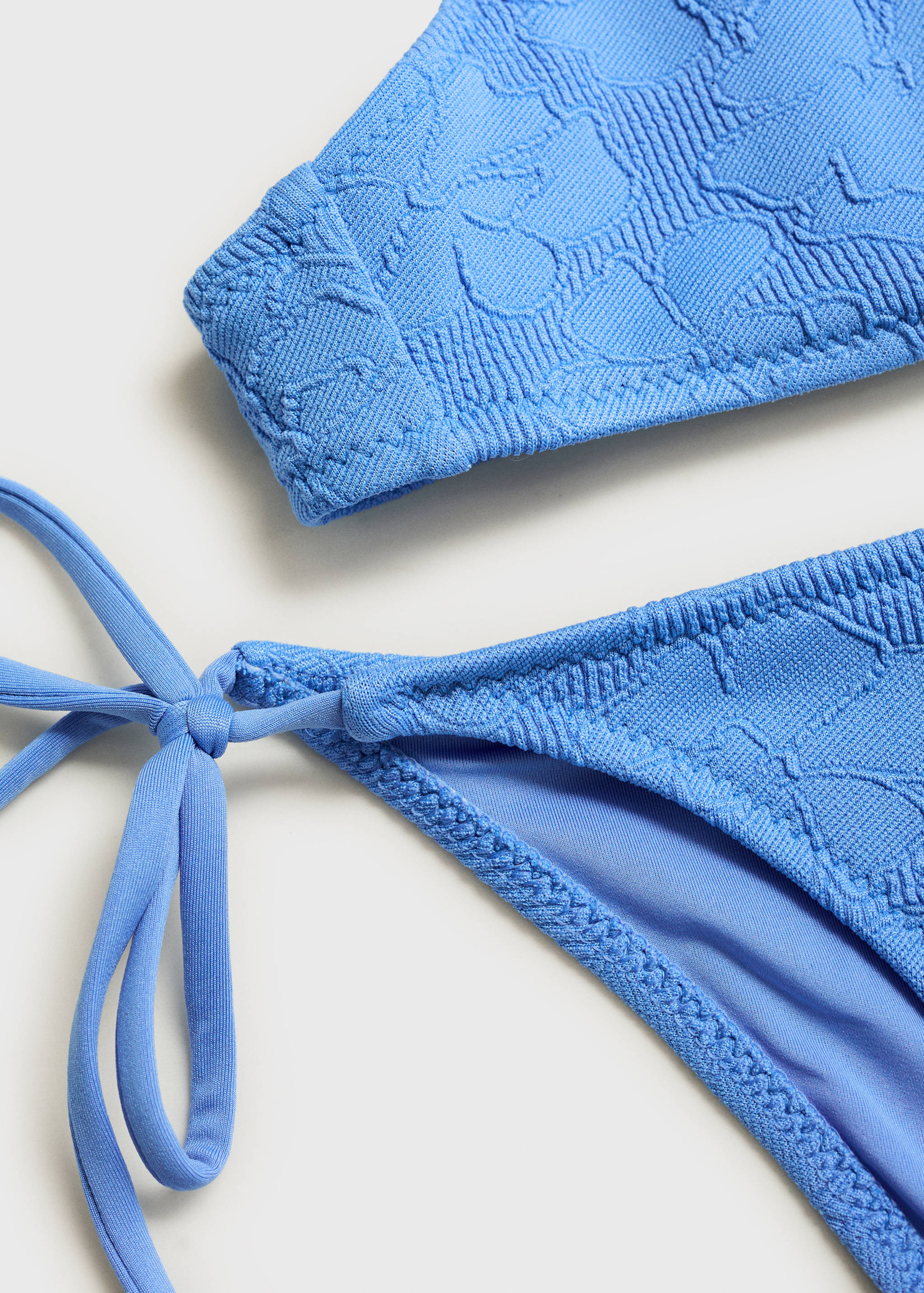 Floral-embroidered bikini bottoms - Details of the article 0