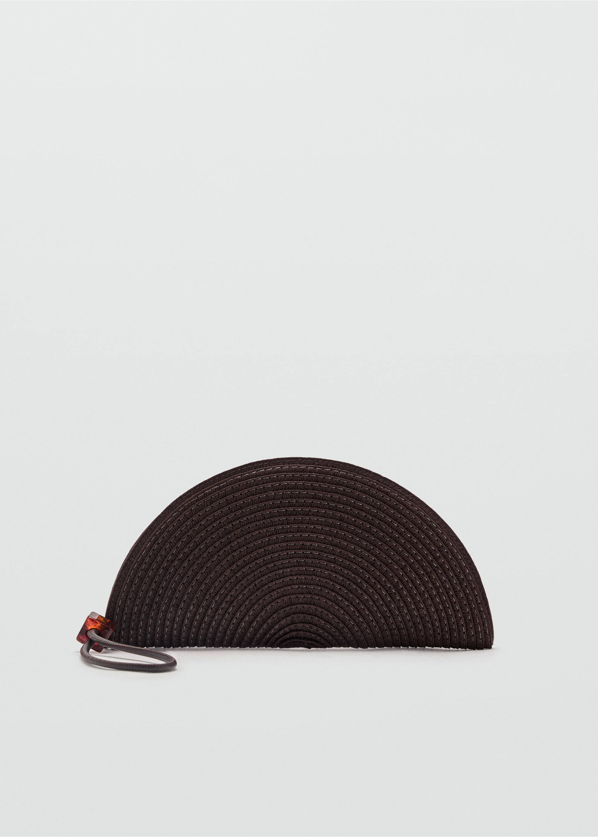 Trousse de toilette fibres naturelles perle - Article sans modèle, Chocolat. Ref: 87087679-00.