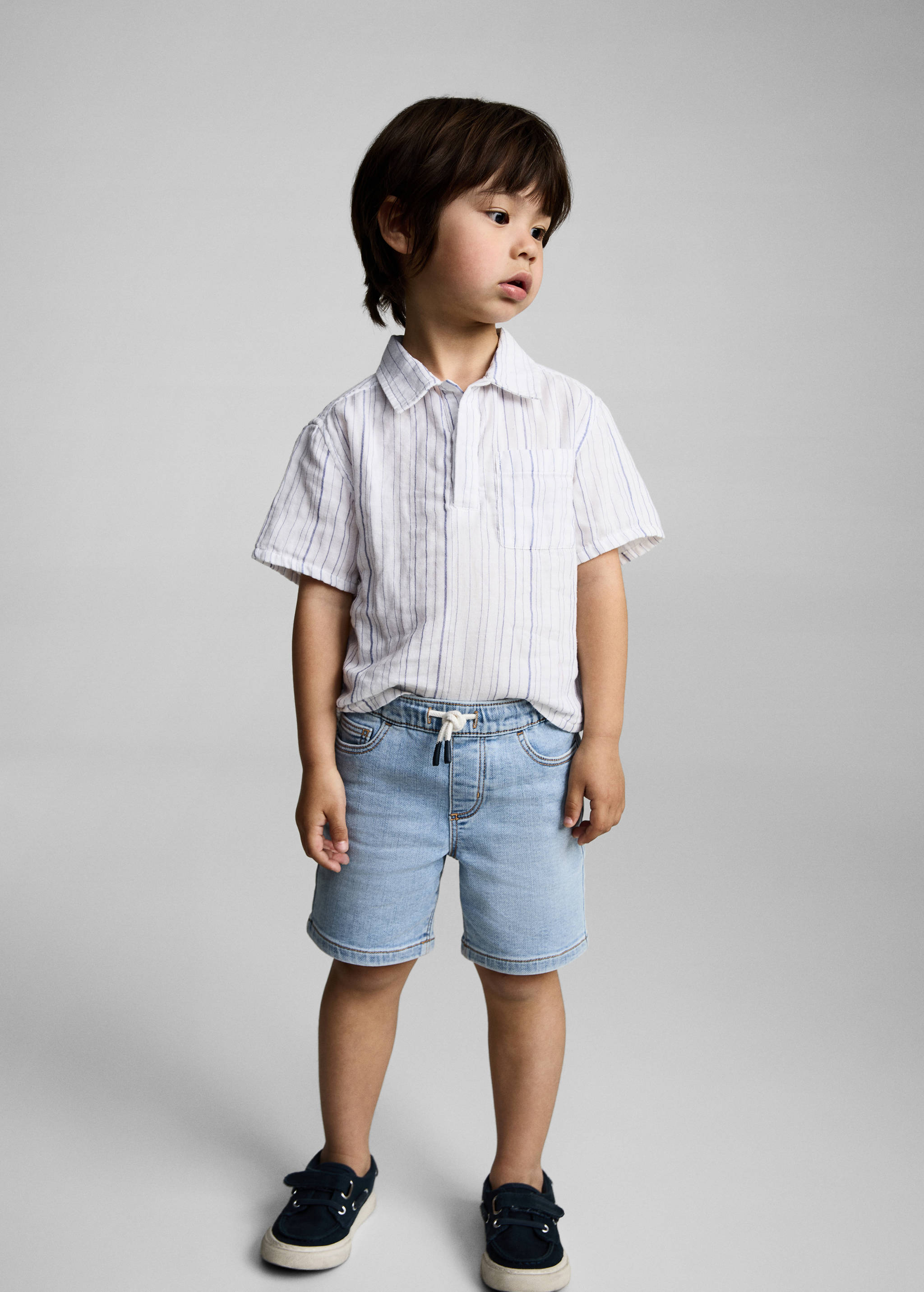 Bermuda denim cordon - Plan général